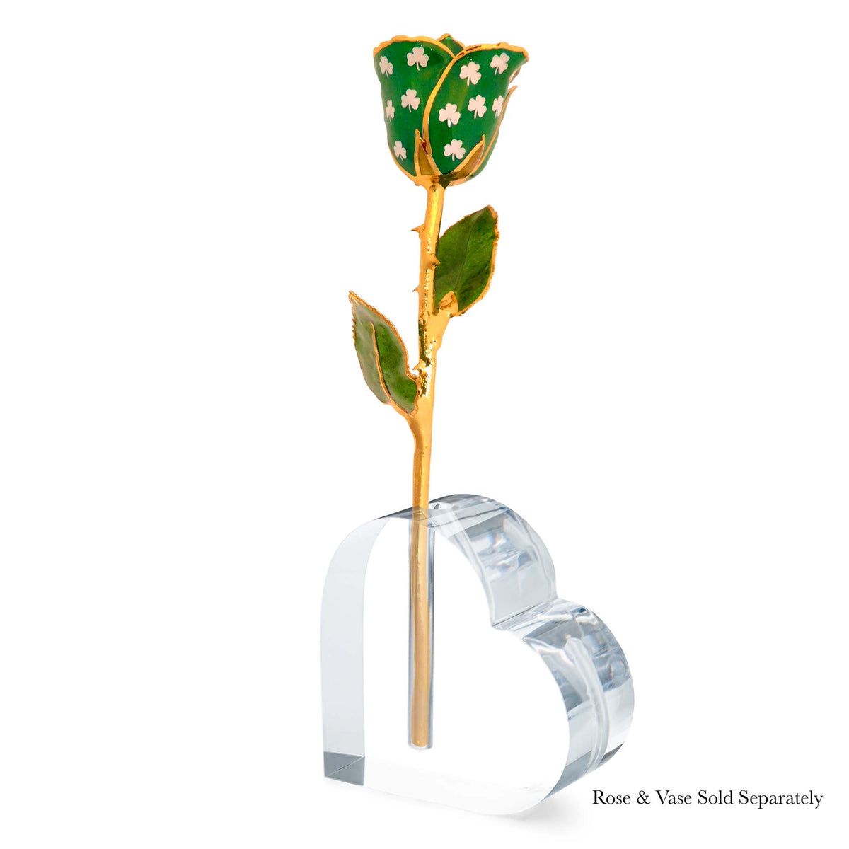 24K Gold Forever Rose - Shamrock