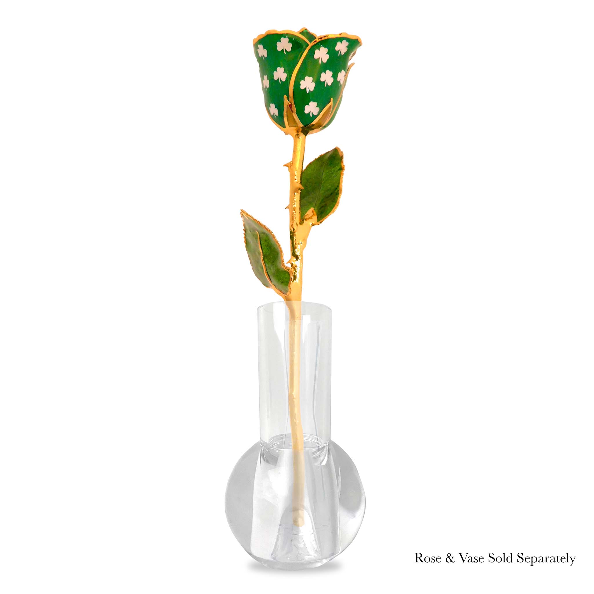 24K Gold Forever Rose - Shamrock