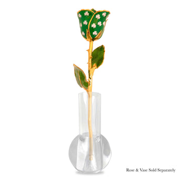 24K Gold Forever Rose - Shamrock