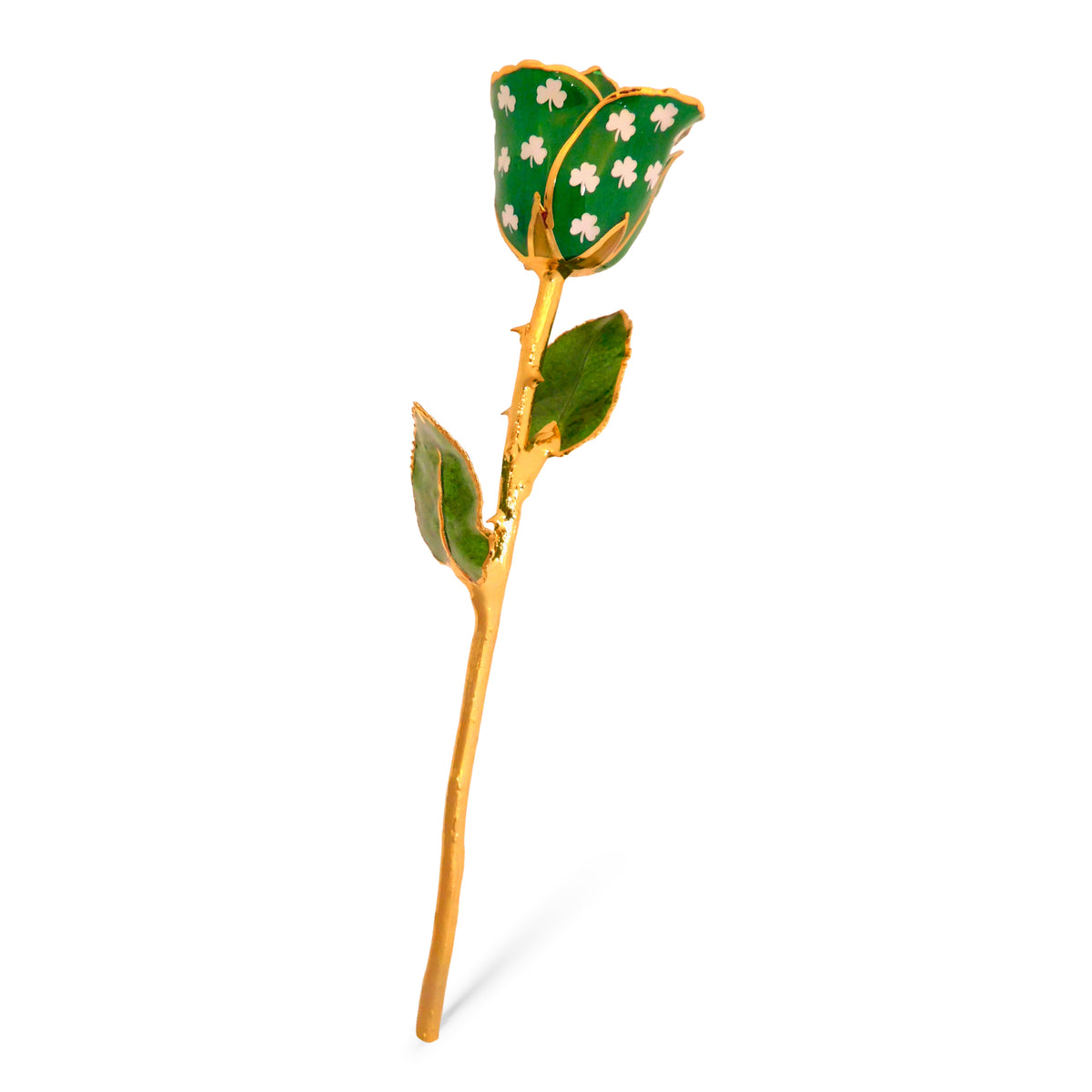 24K Gold Forever Rose - Shamrock