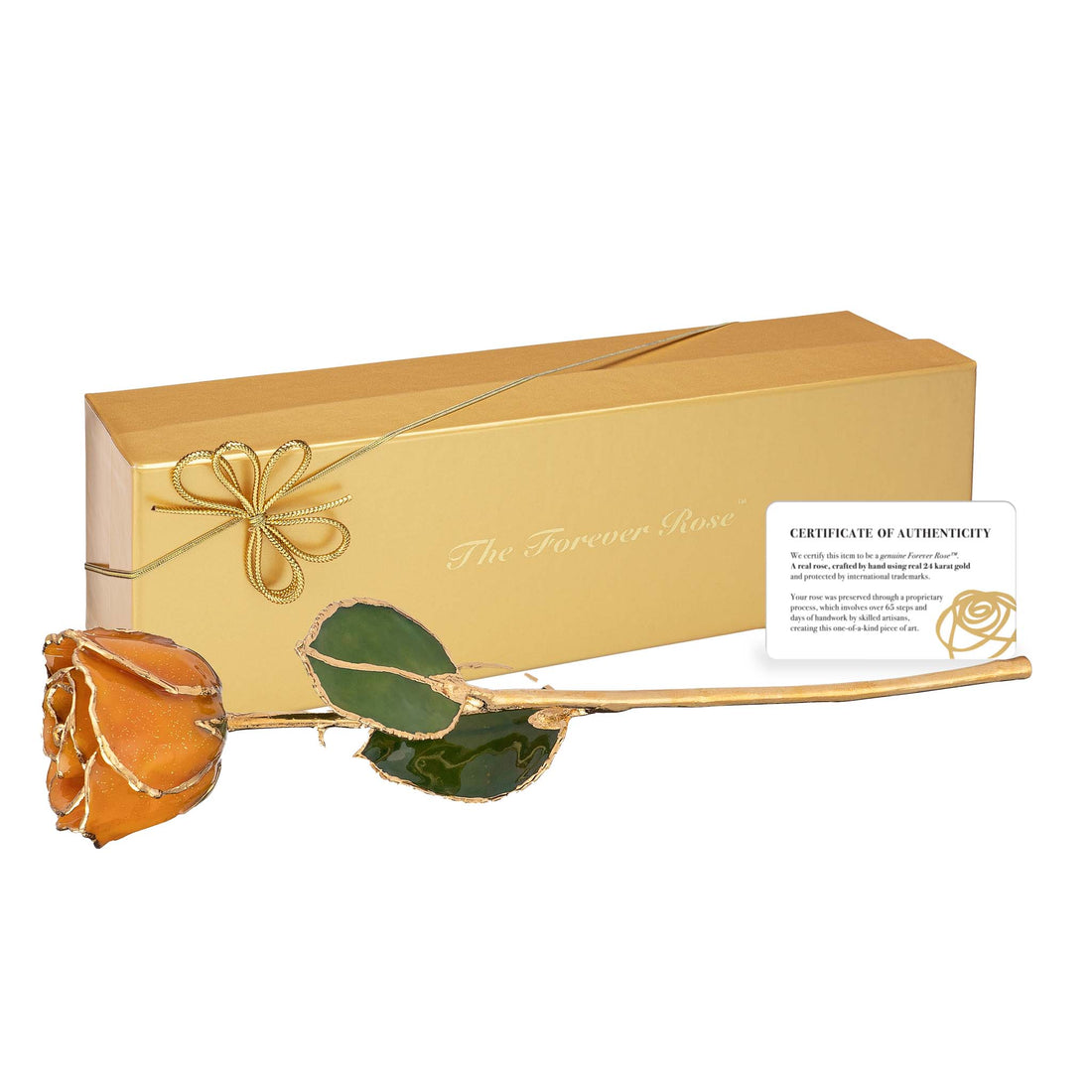 24K Gold Forever Rose - Golden Topaz (November Birthstone)