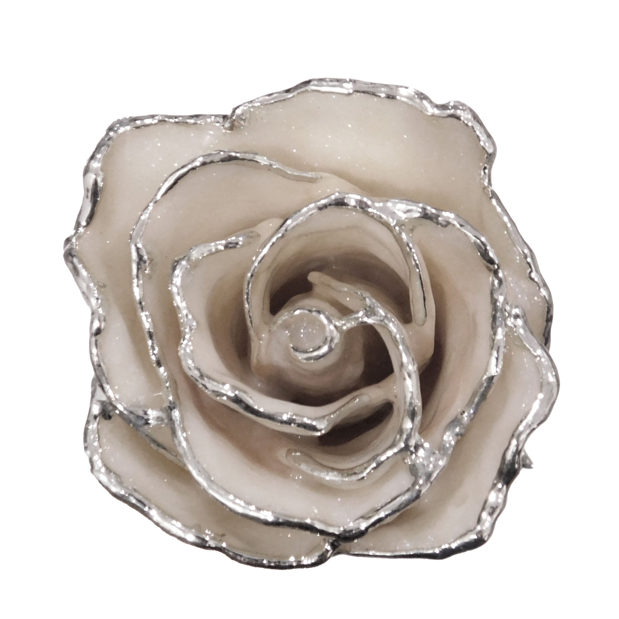 Silver Forever Rose - Diamond (April Birthstone)