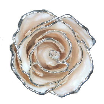 Silver Forever Rose - Pearl (June Birthstone)
