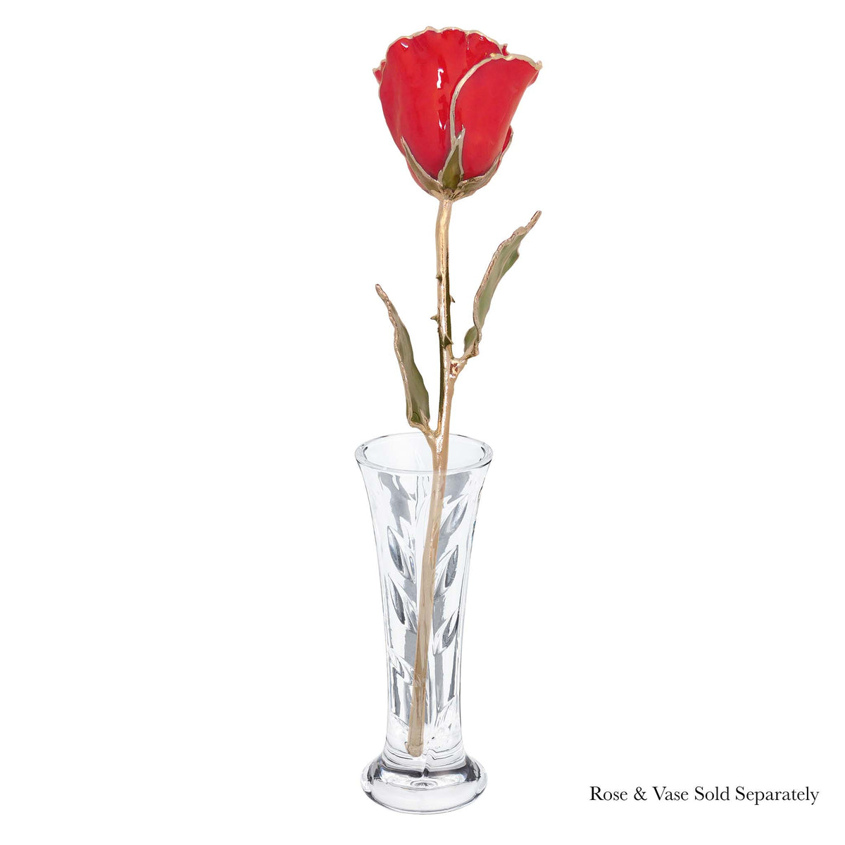 Silver Forever Rose – Red