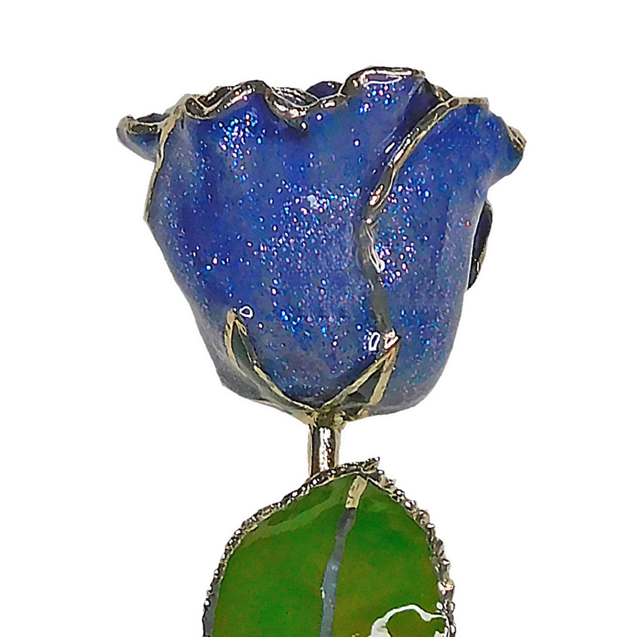 Silver Forever Rose - Tanzanite (December Birthstone)