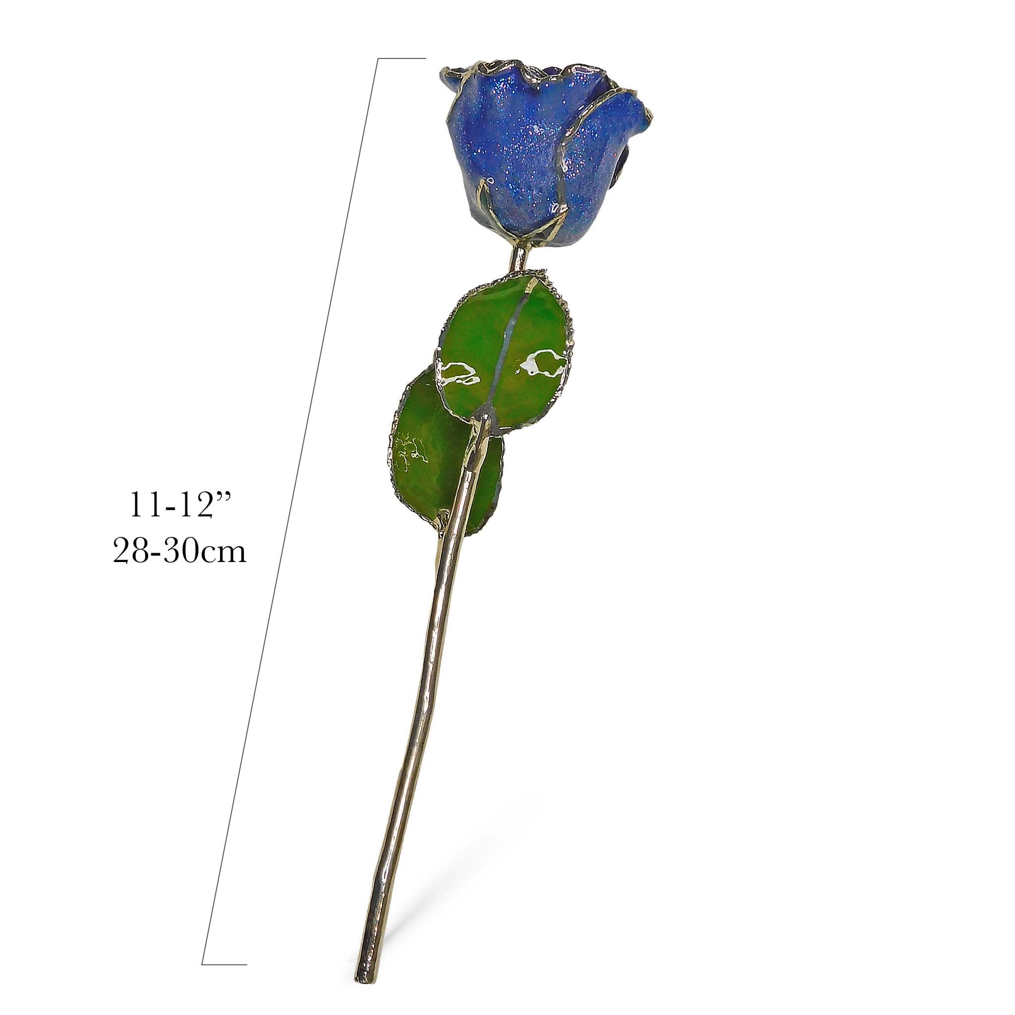 Silver Forever Rose - Tanzanite (December Birthstone)