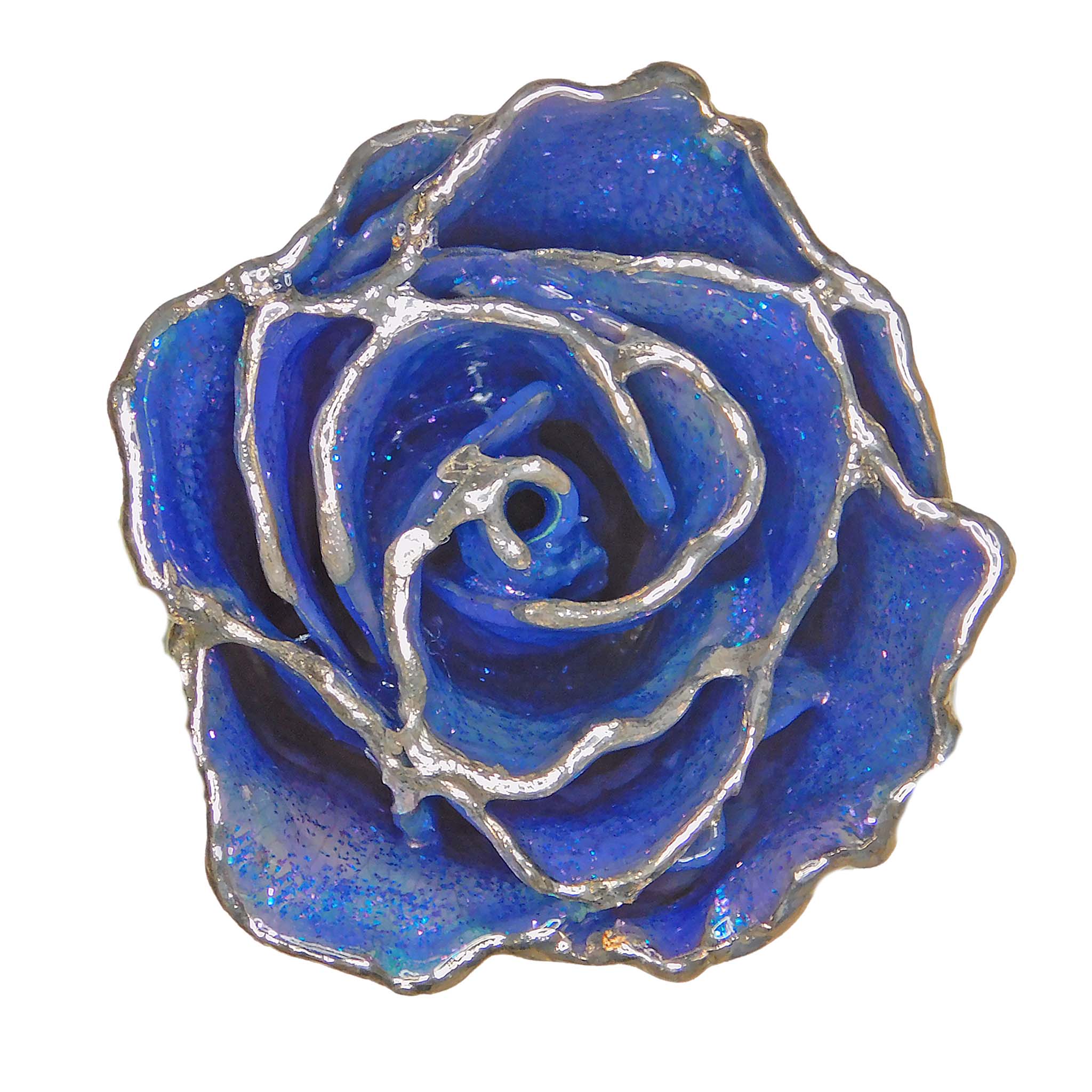 Silver Forever Rose - Tanzanite (December Birthstone)