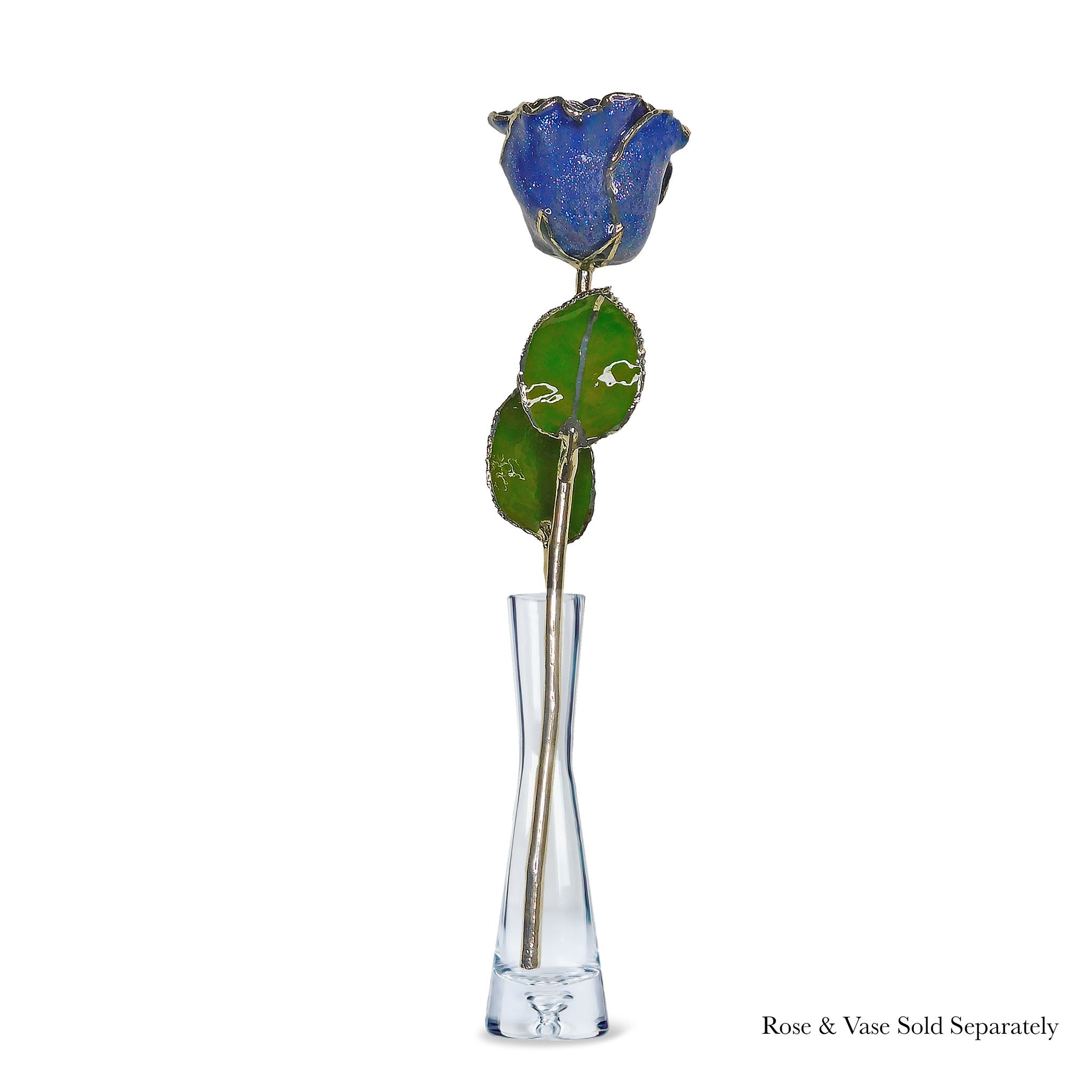 Silver Forever Rose - Tanzanite (December Birthstone)