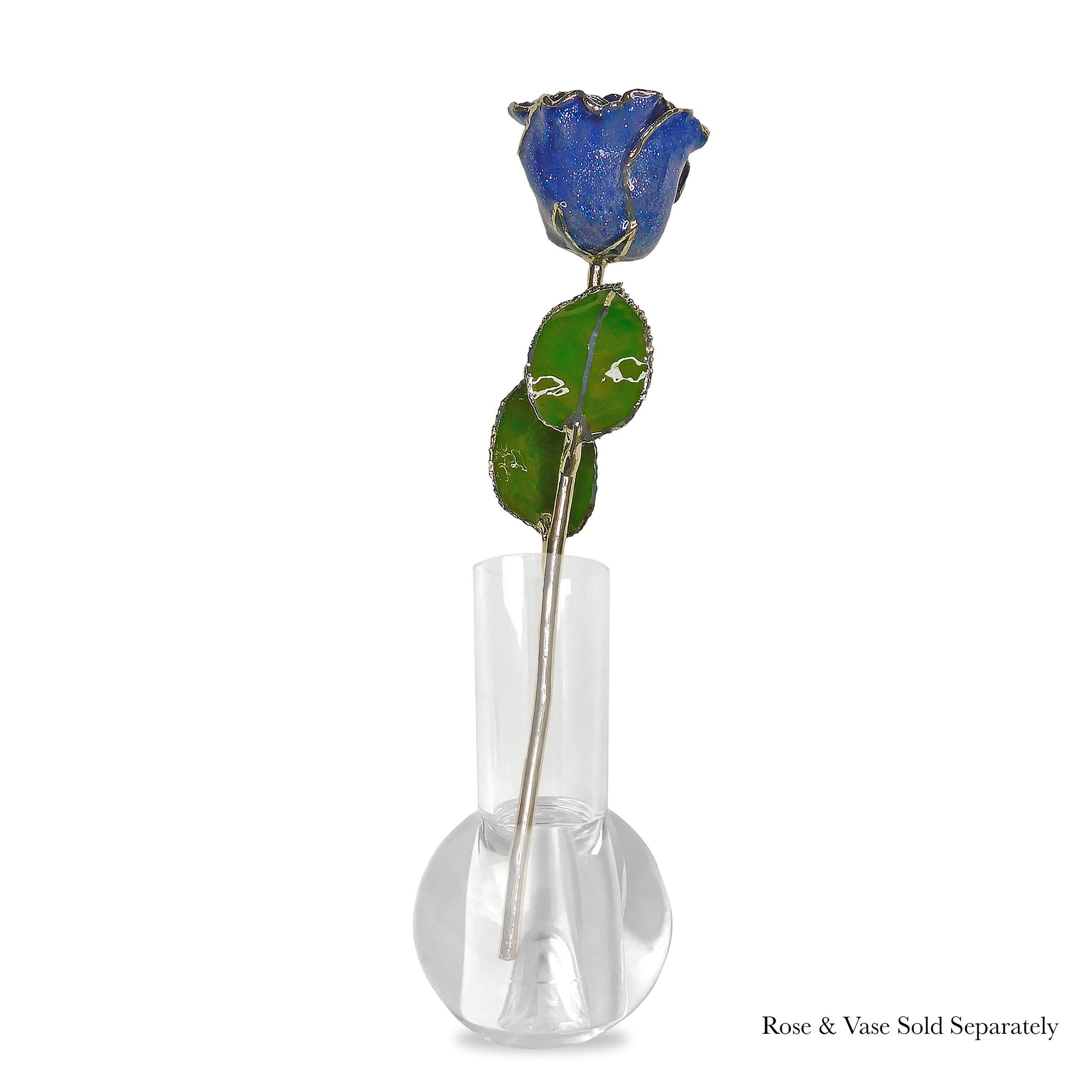 Silver Forever Rose - Tanzanite (December Birthstone)