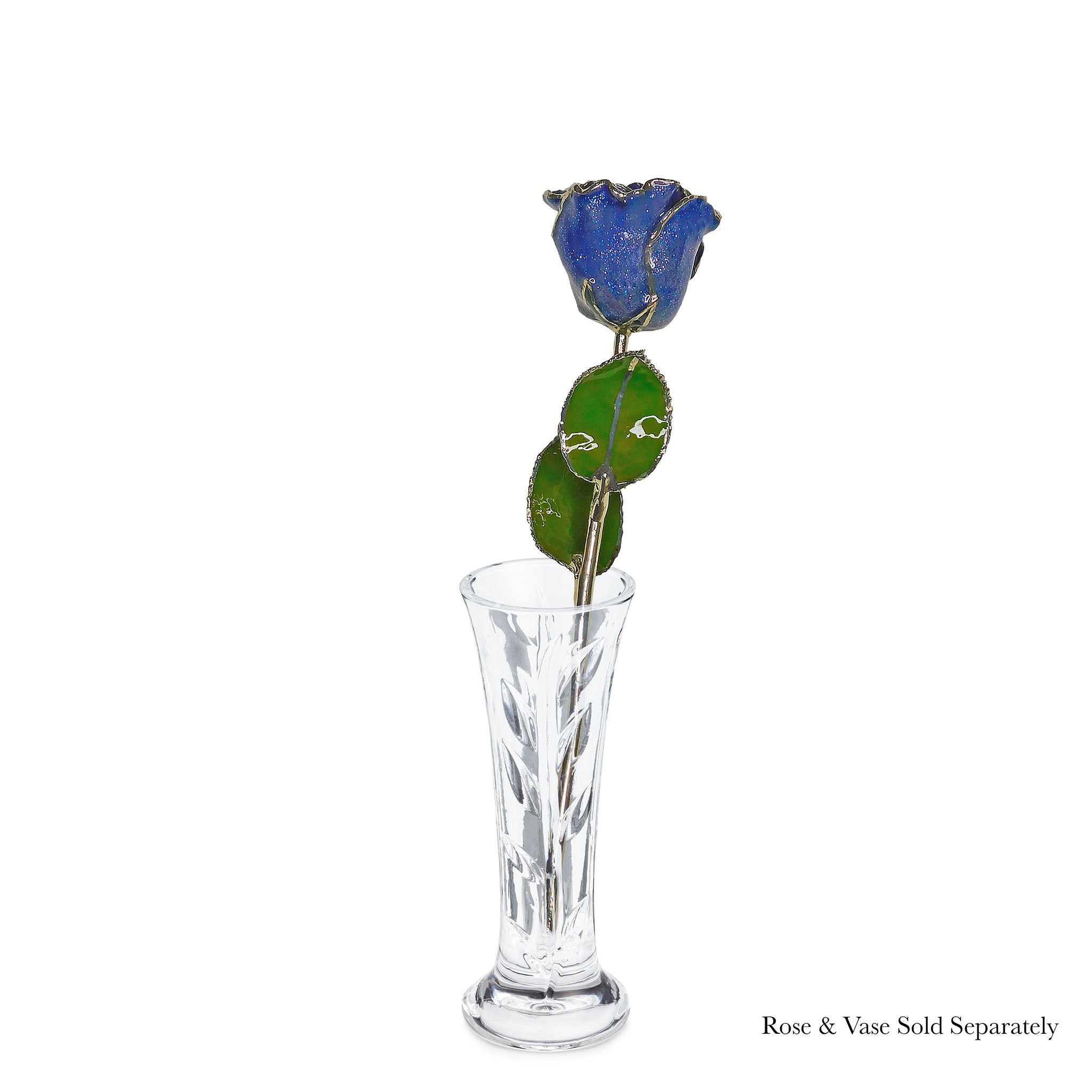 Silver Forever Rose - Tanzanite (December Birthstone)