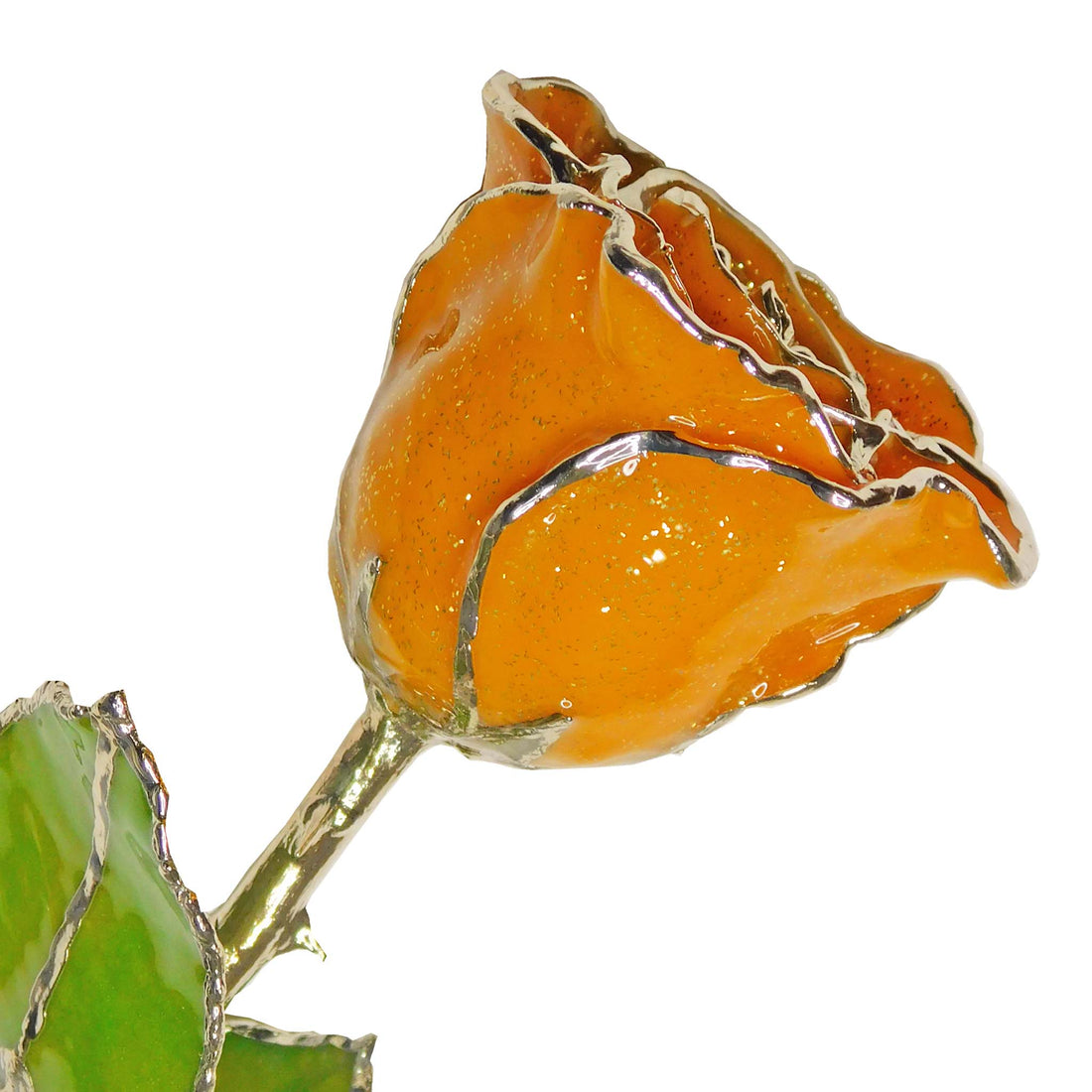 Silver Forever Rose - Golden Topaz (November Birthstone)