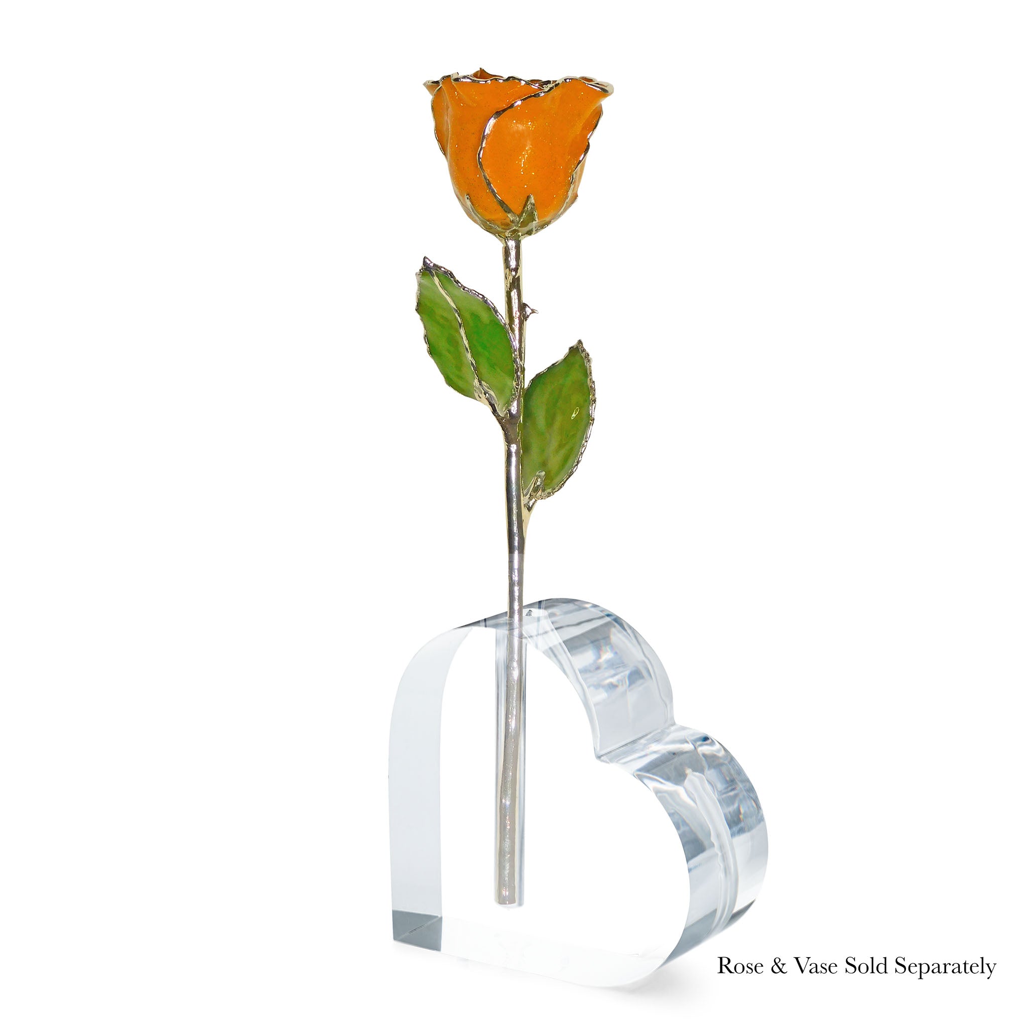 Silver Forever Rose - Golden Topaz (November Birthstone)