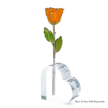 Silver Forever Rose - Golden Topaz (November Birthstone)
