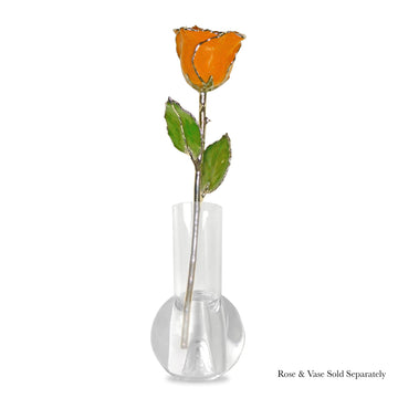 Silver Forever Rose - Golden Topaz (November Birthstone)