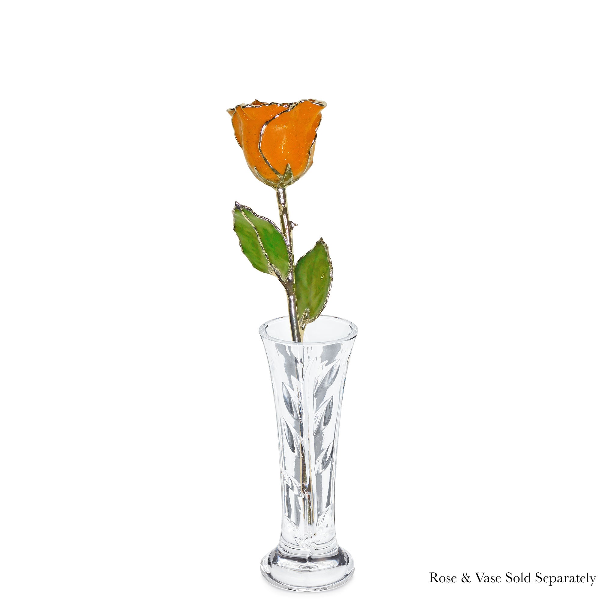 Silver Forever Rose - Golden Topaz (November Birthstone)