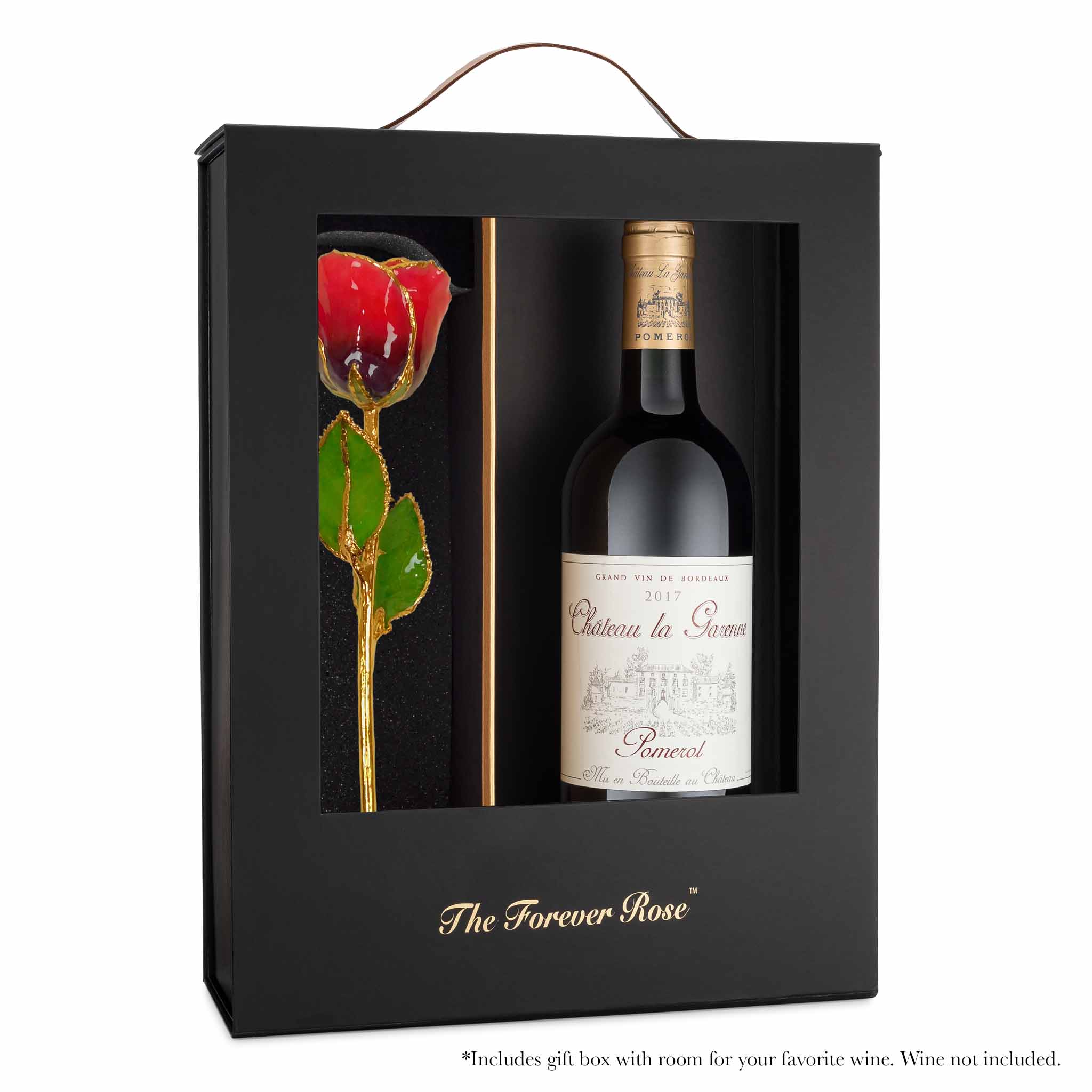 24K Gold Forever Rose - Cabernet (Wine Not Included)