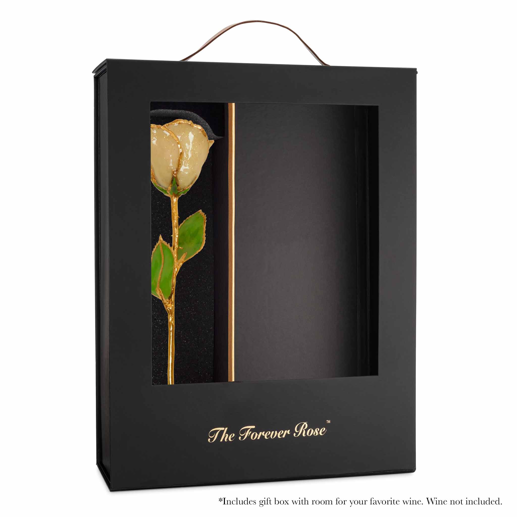 24K Gold Forever Rose - Champagne (Wine Not Included)