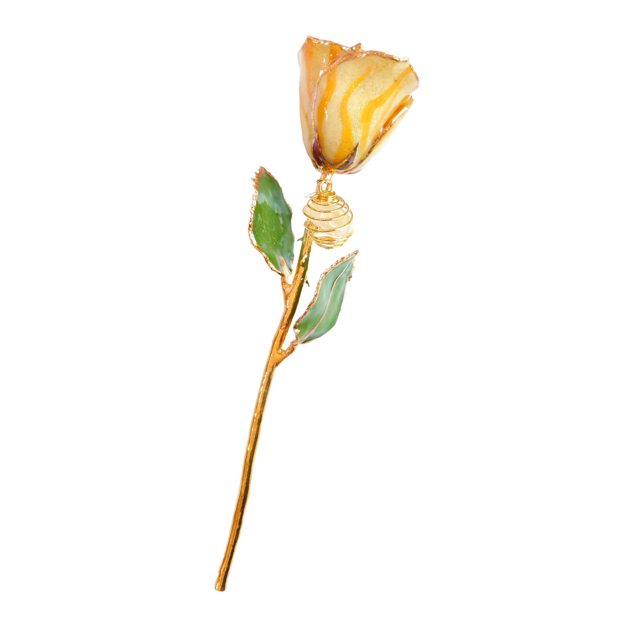 24K Gold Forever Rose - Citrine