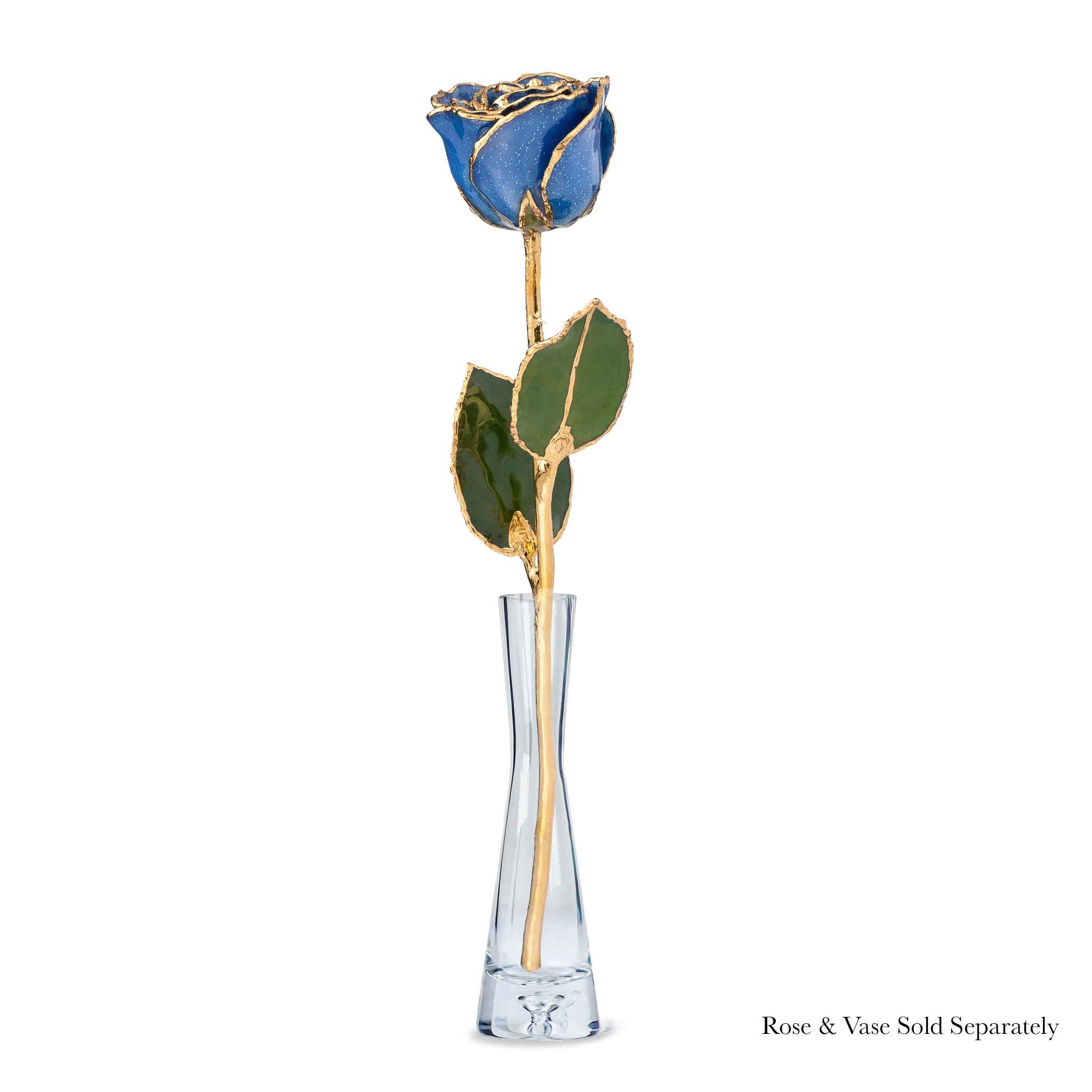 24K Gold Forever Rose - Sapphire Sparkle (September Birthstone)