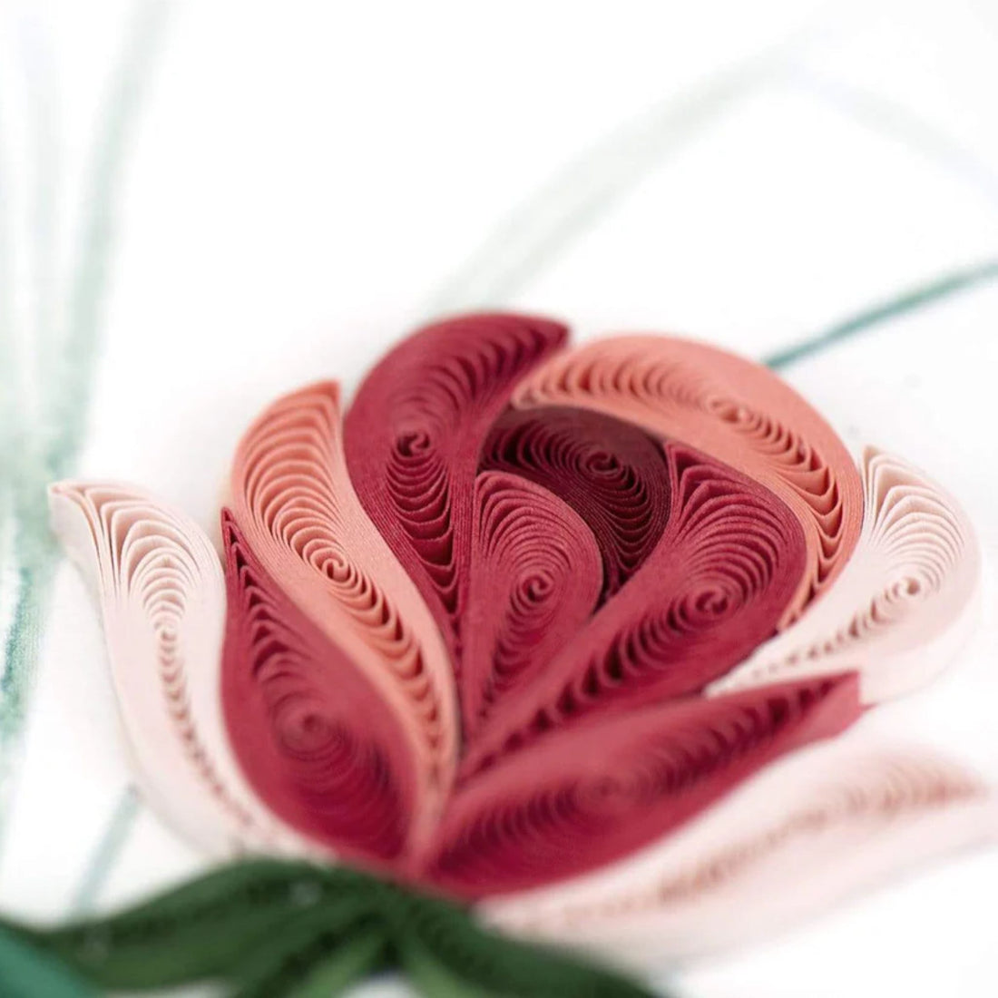 Handmade Quilling Card - Victorian Bouquet