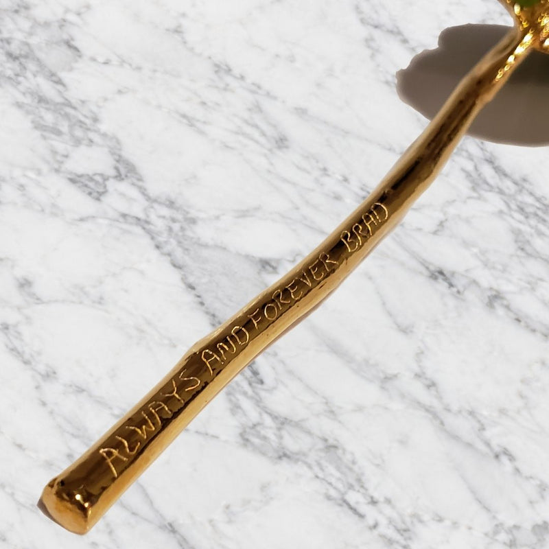 Example of custom engraving