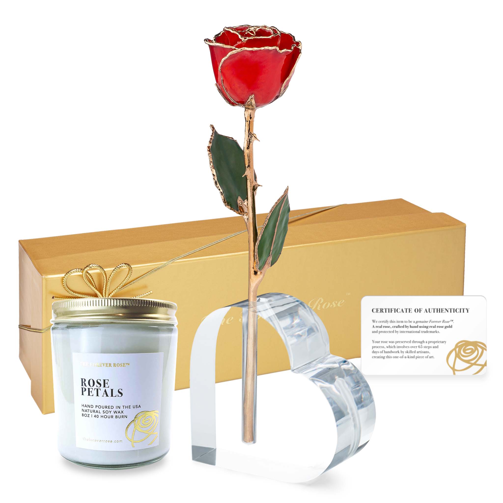 I Love You More Combo (24K Gold RED)