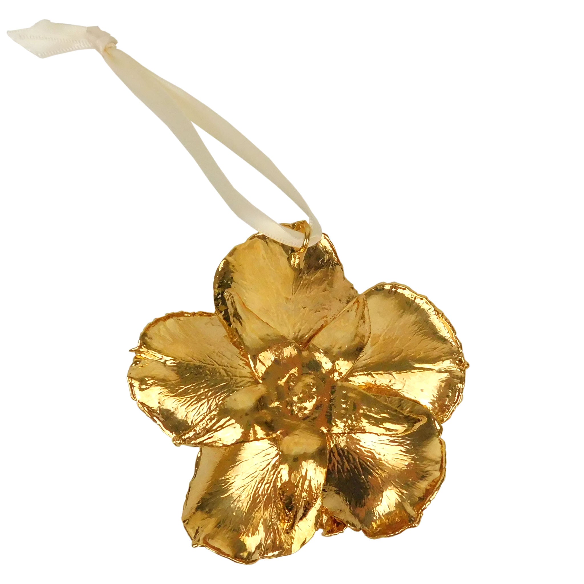 Forever Rose Ornament - High Detailed 24K Gold Dipped