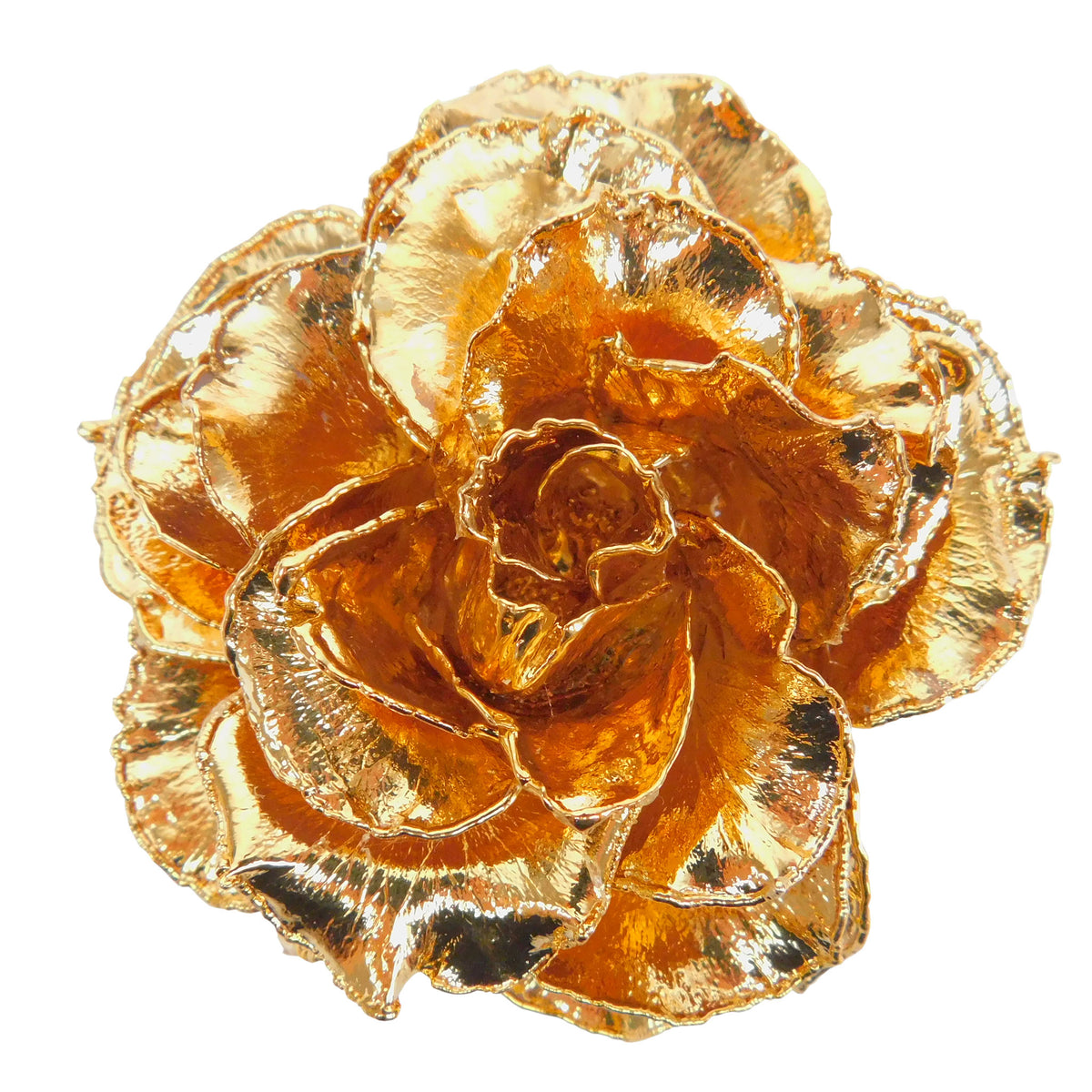 Forever Rose Ornament - High Detailed 24K Gold Dipped