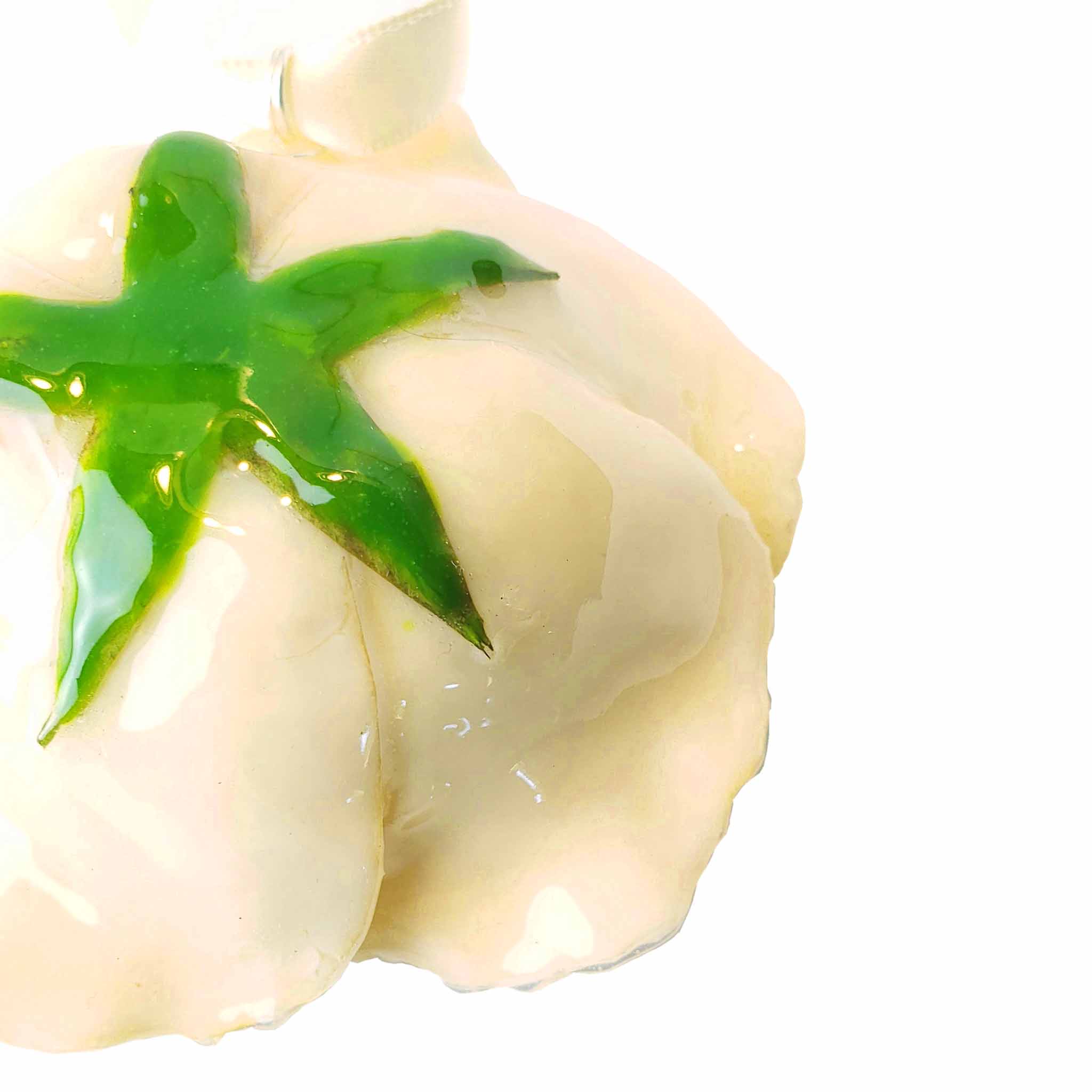 Forever Rose Ornament - White