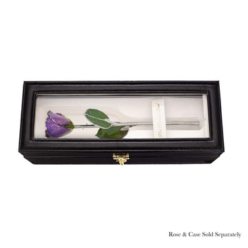 Silver Forever Rose - Amethyst (February Birthstone)