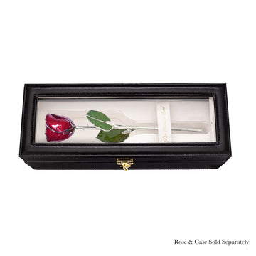 Silver Forever Rose - Garnet (January Birthstone)