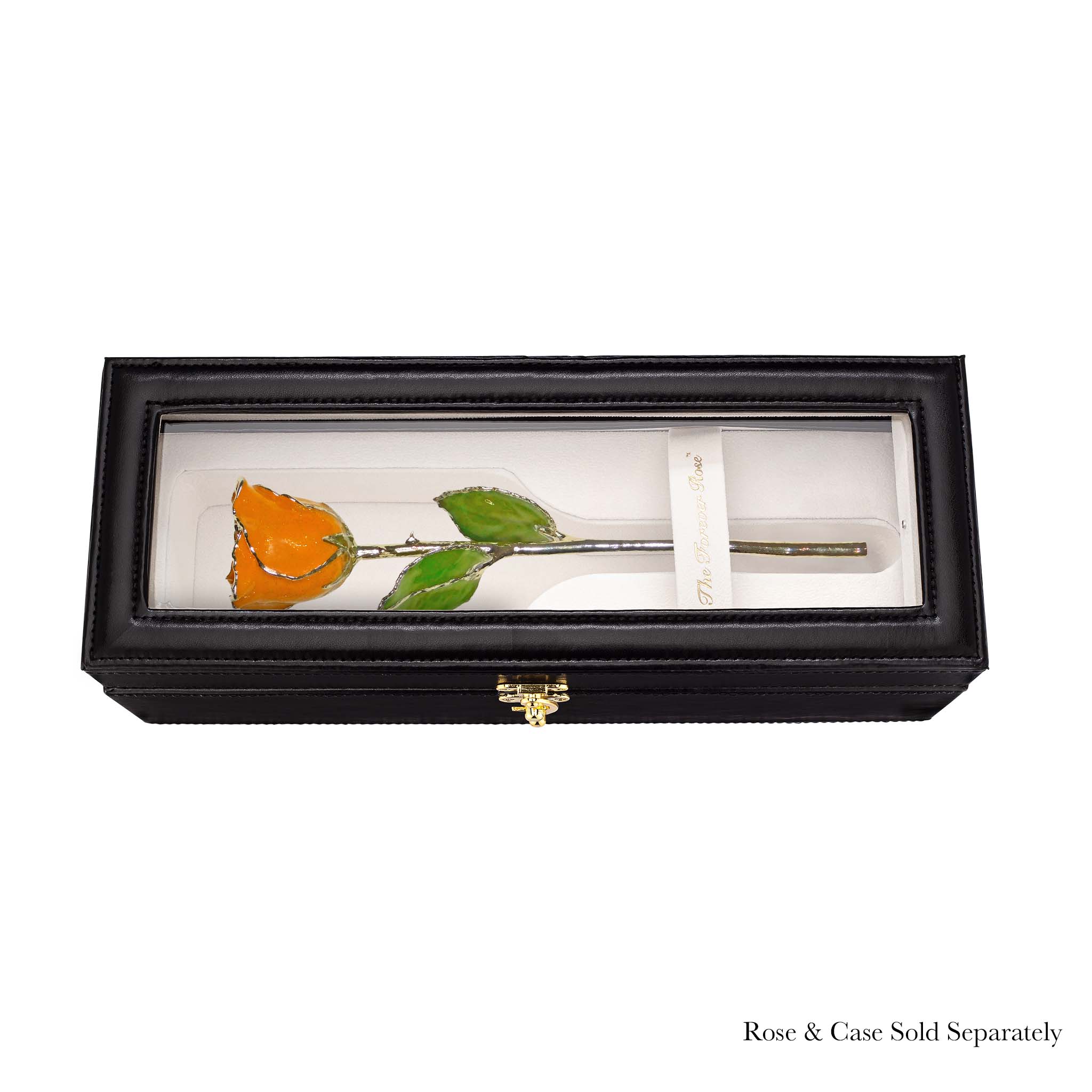 Silver Forever Rose - Golden Topaz (November Birthstone)