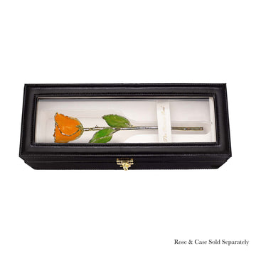 Silver Forever Rose - Golden Topaz (November Birthstone)