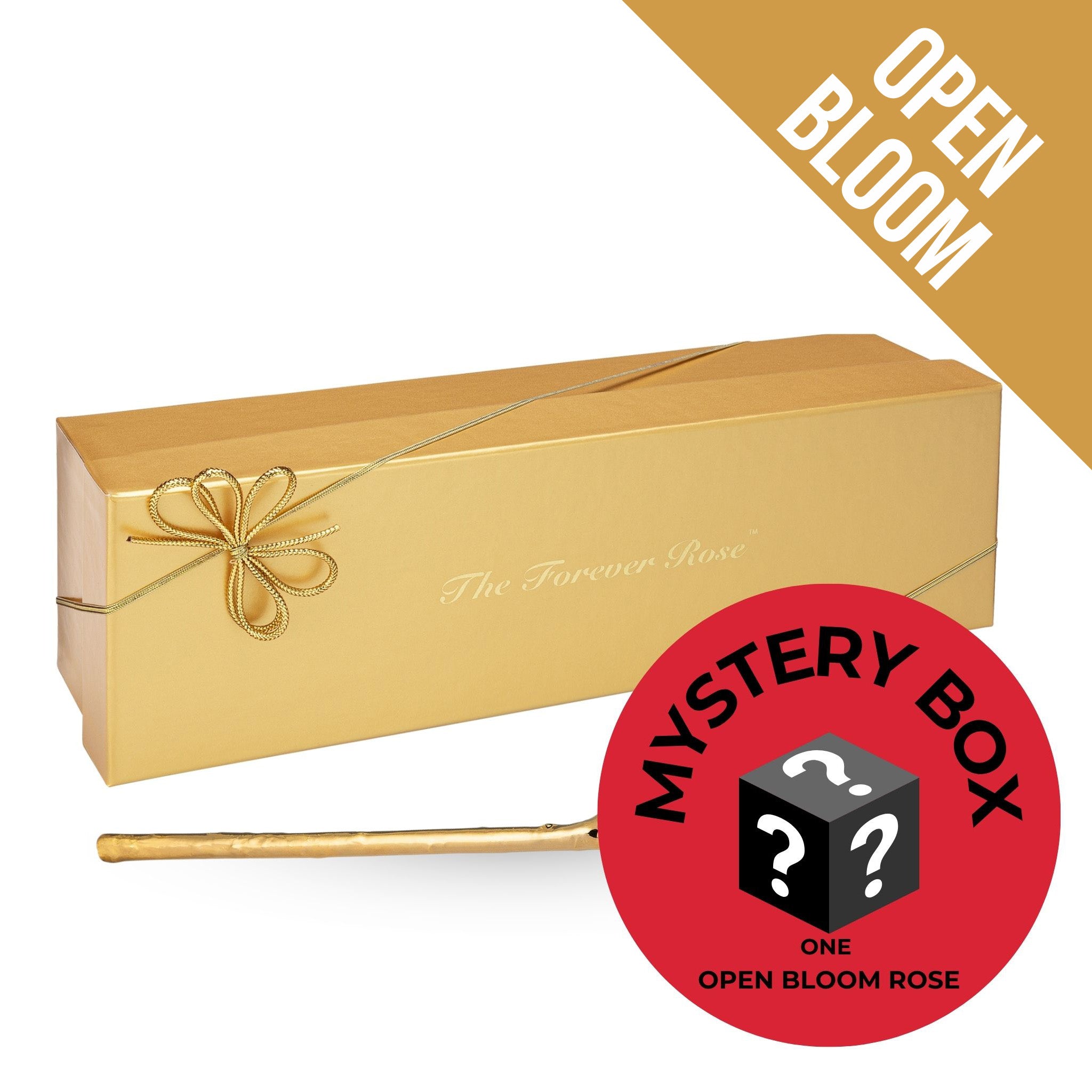 24K Gold Forever Rose - Mystery Box (Open Bloom)