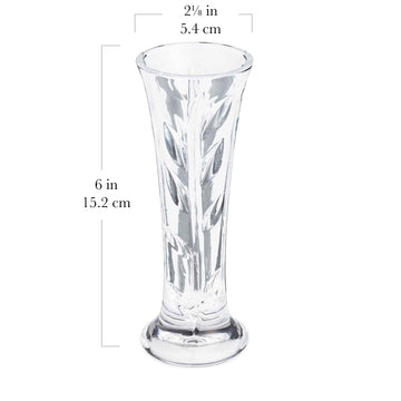 Clear Glass Bud Vase