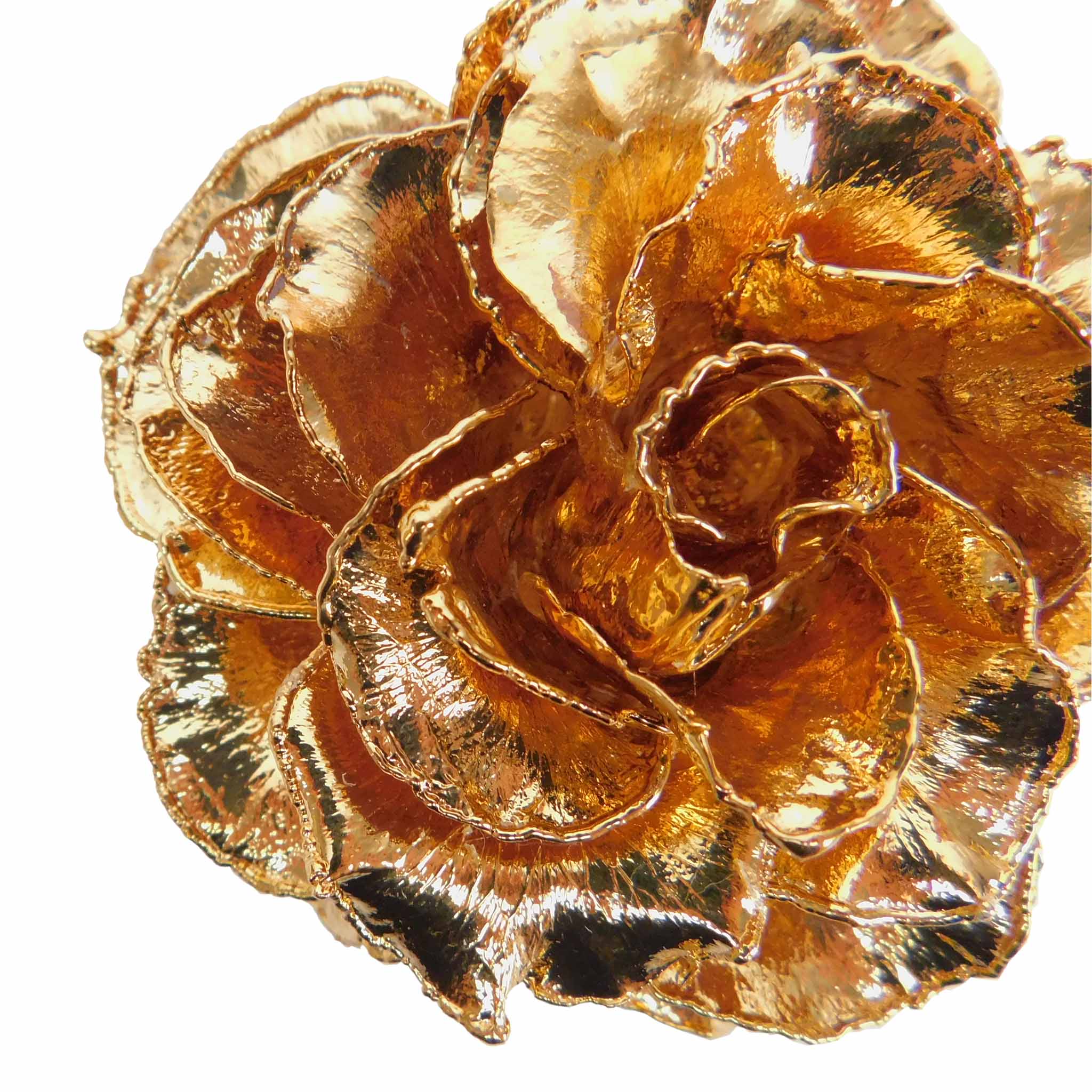 Forever Rose Ornament - High Detailed 24K Gold Dipped