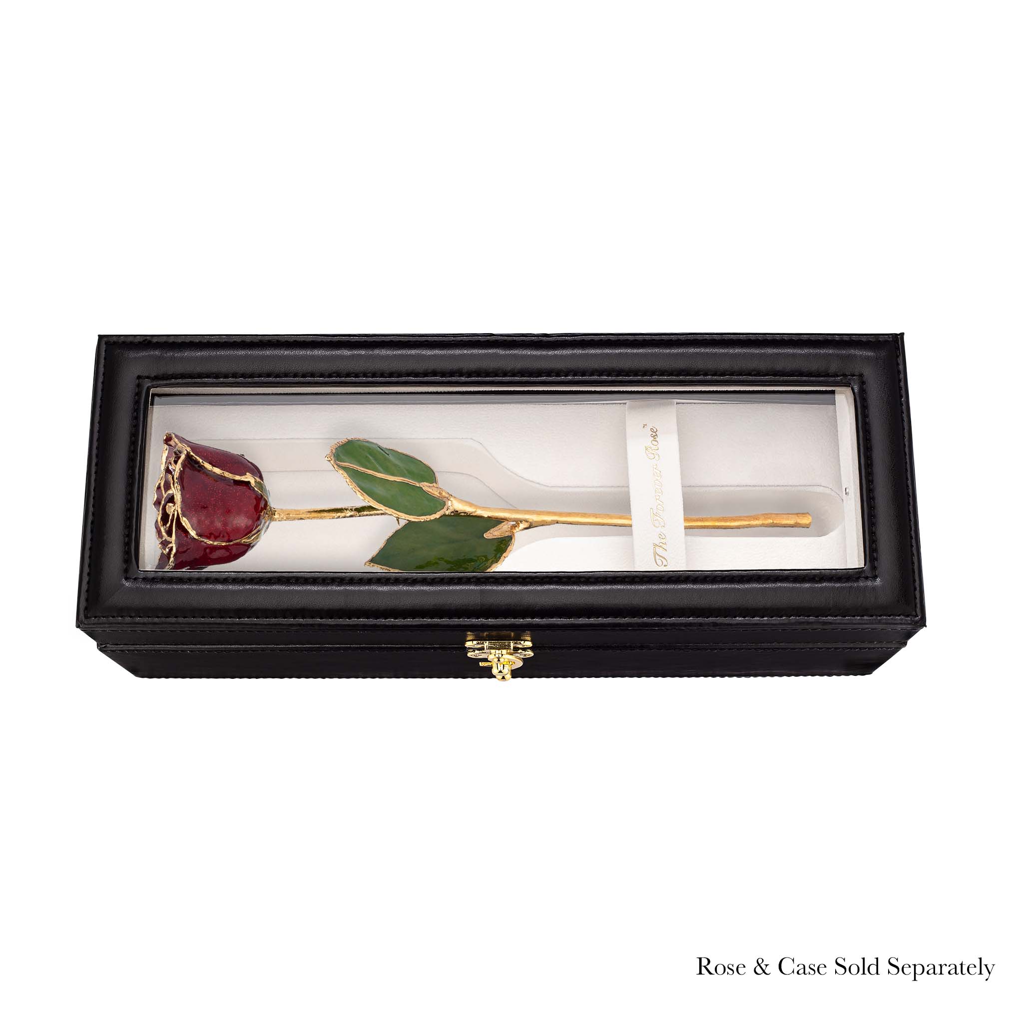 24K Gold Forever Rose - Garnet (January Birthstone)