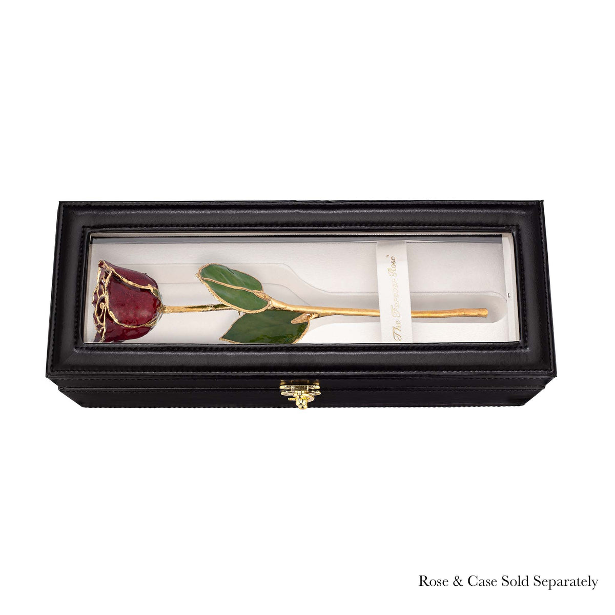 24K Gold Forever Rose - Garnet (January Birthstone)