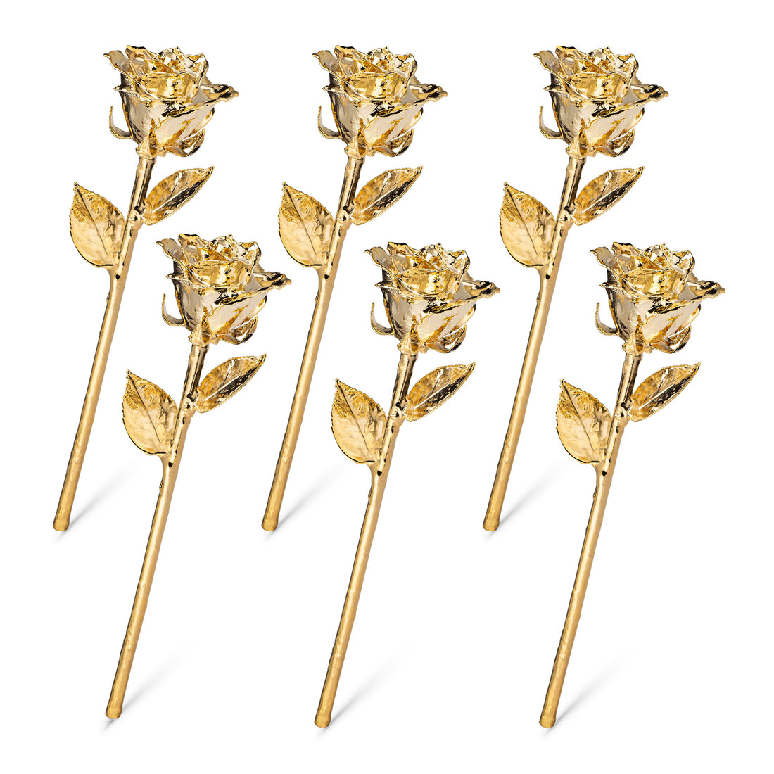 Beautiful Gold Roses 24K Gold Dipped Roses