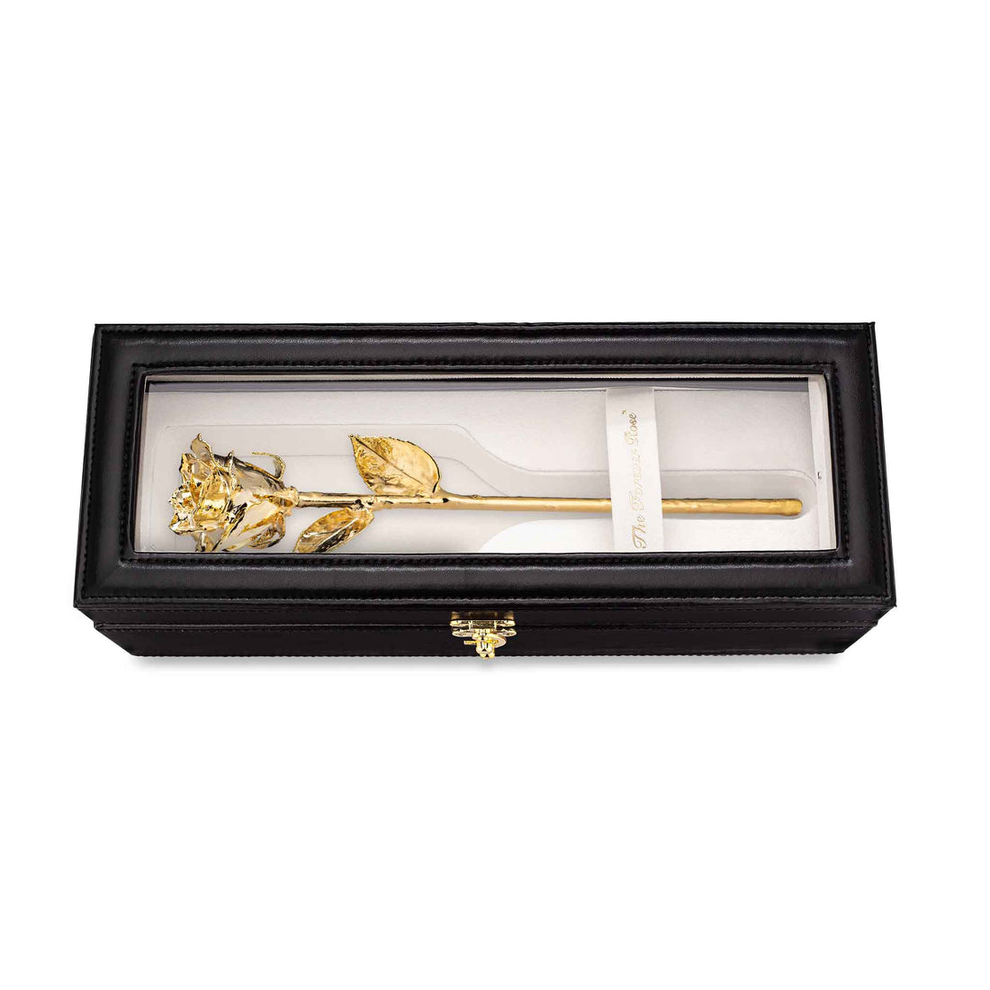 Leather Display Case Upgrade (Must be ordered with a single stem standard length rose)