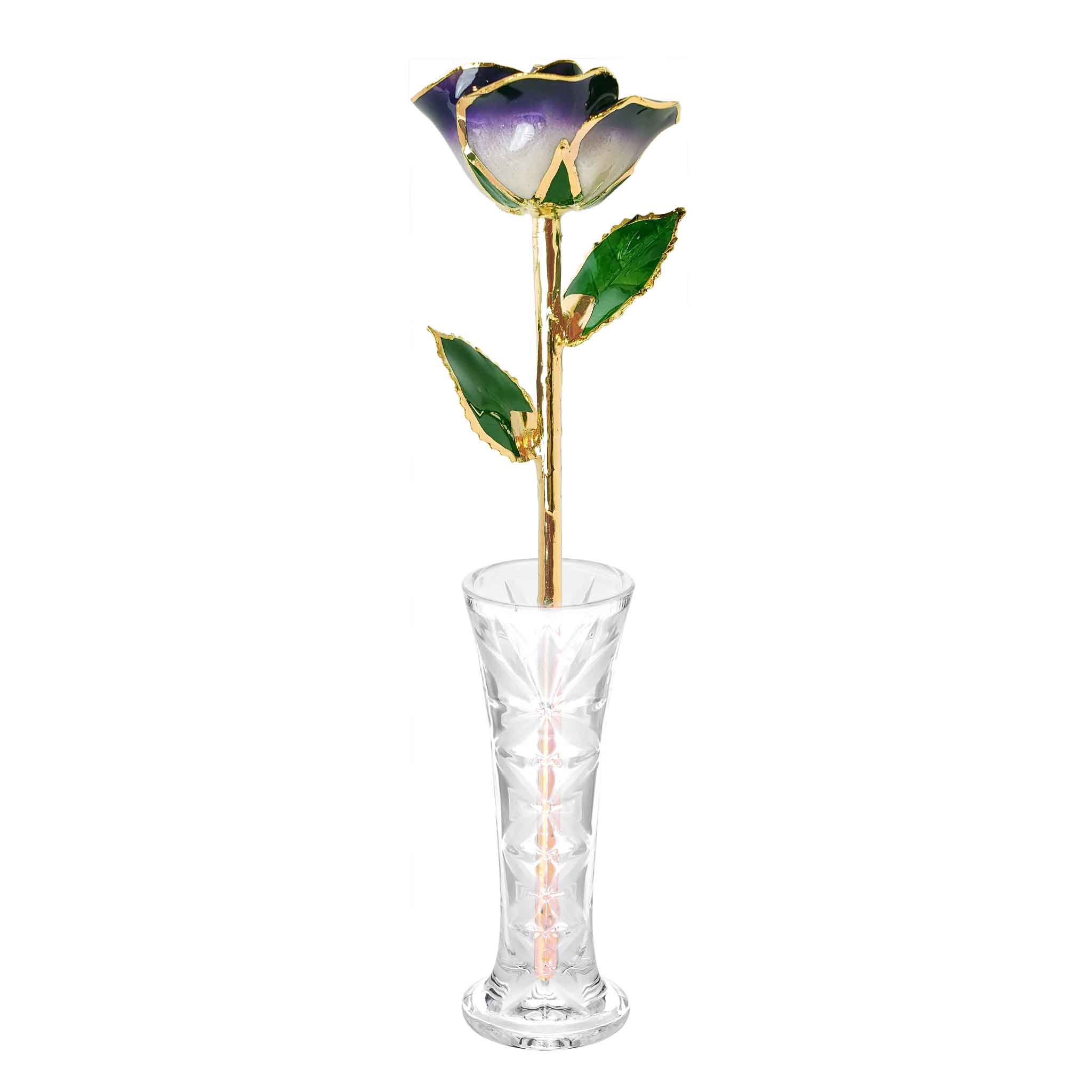 24K Gold Forever Rose - Eternal Bliss (Open Bloom)