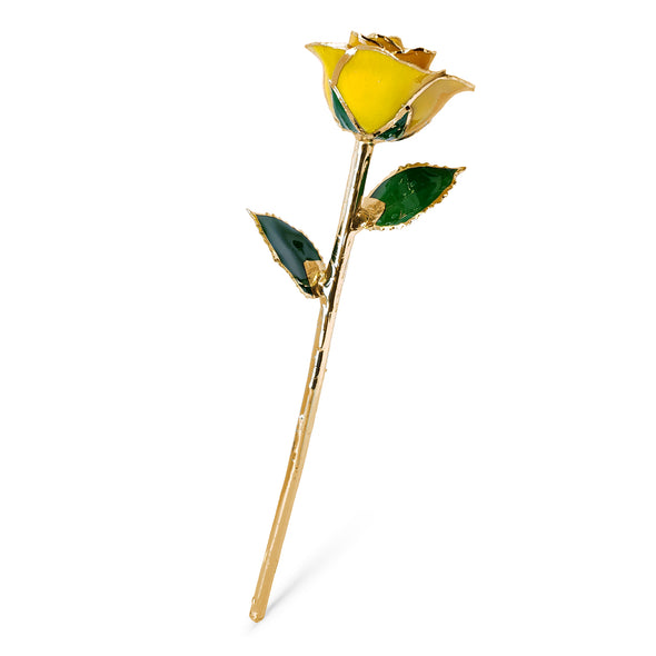 24K Gold Forever Rose - Yellow (Open Bloom)