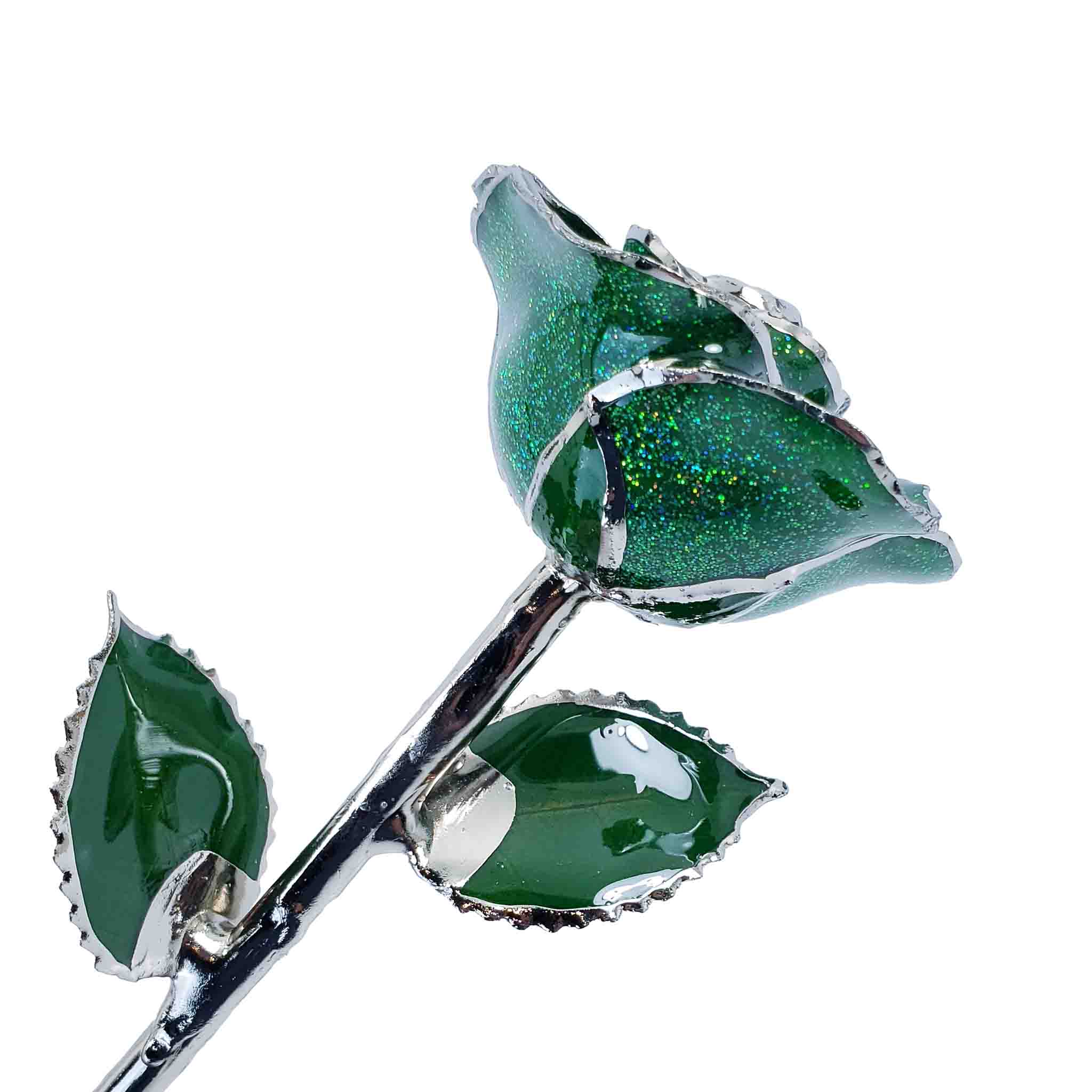 Platinum Forever Rose - Evergreen Sparkle - The Forever Rose