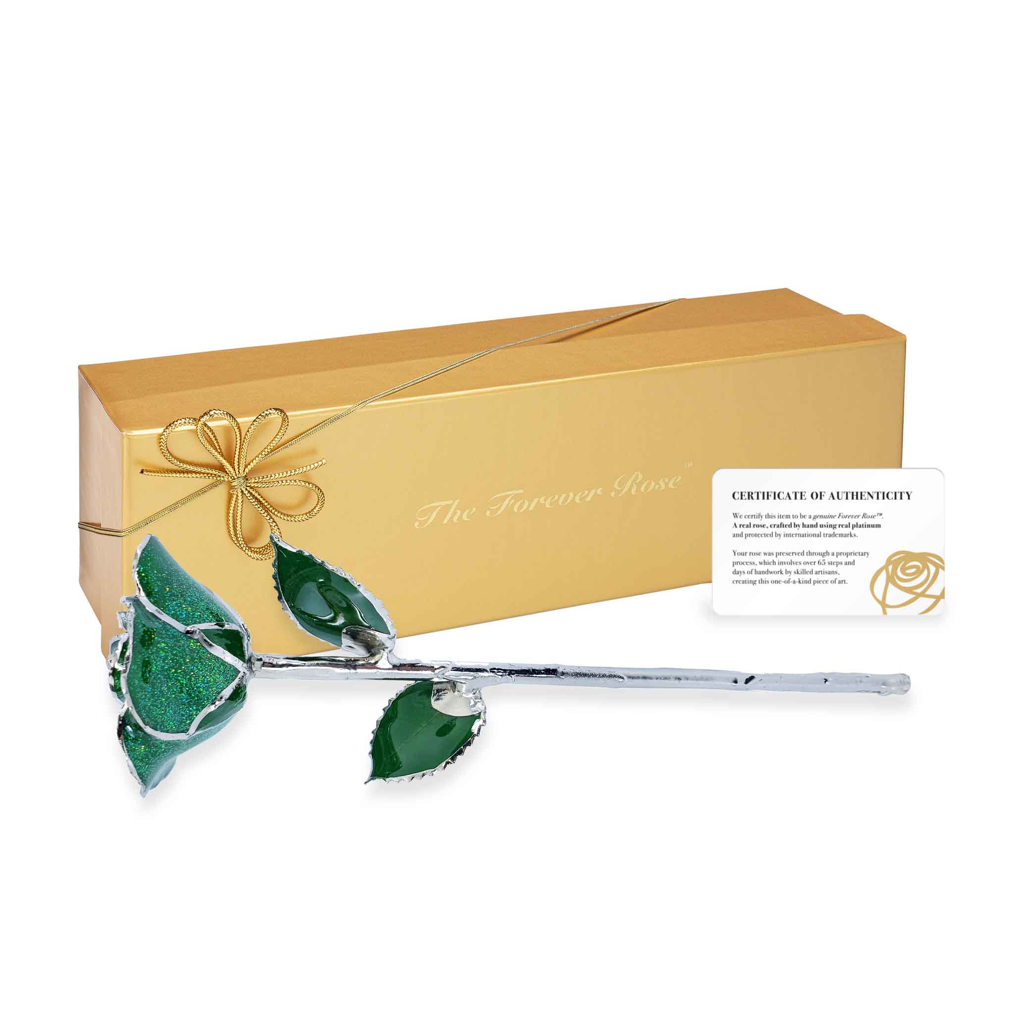 Platinum Forever Rose - Evergreen Sparkle