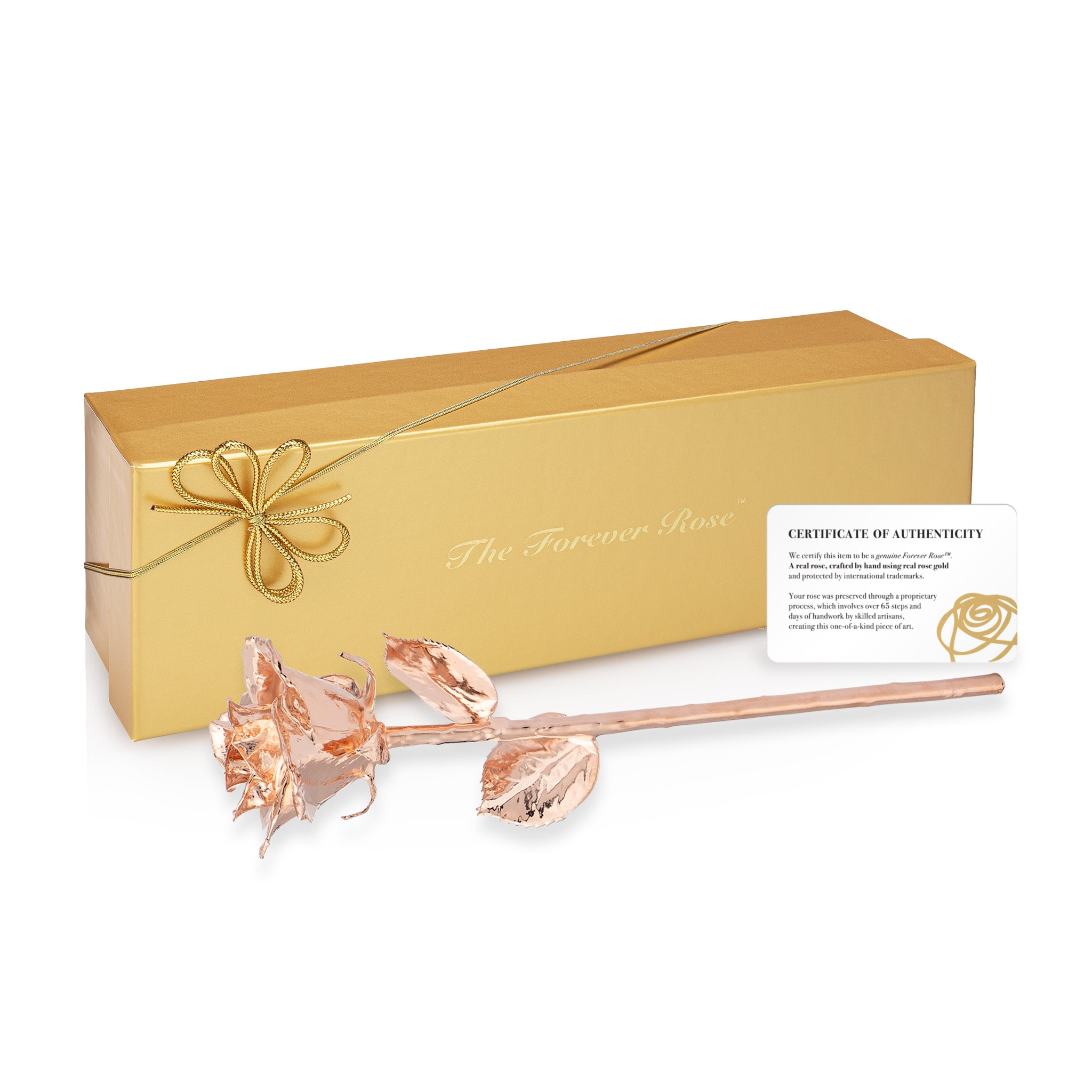 Rose Gold Dipped Forever Rose