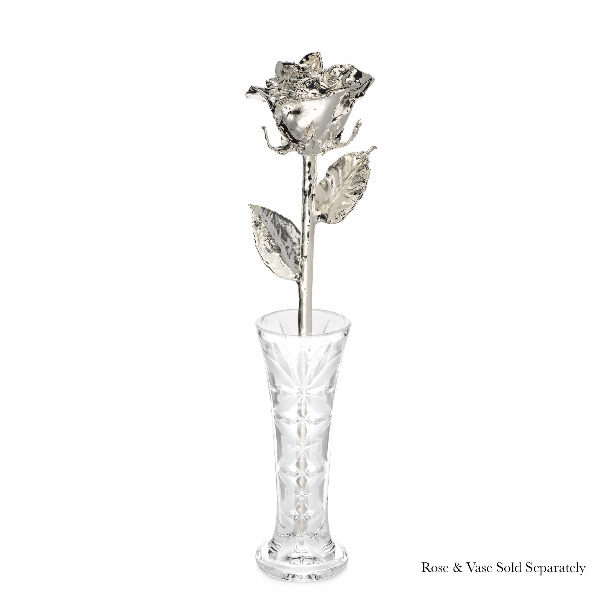 Silver Dipped Forever Rose