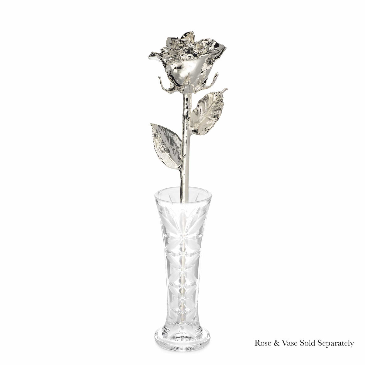 Silver Dipped Forever Rose