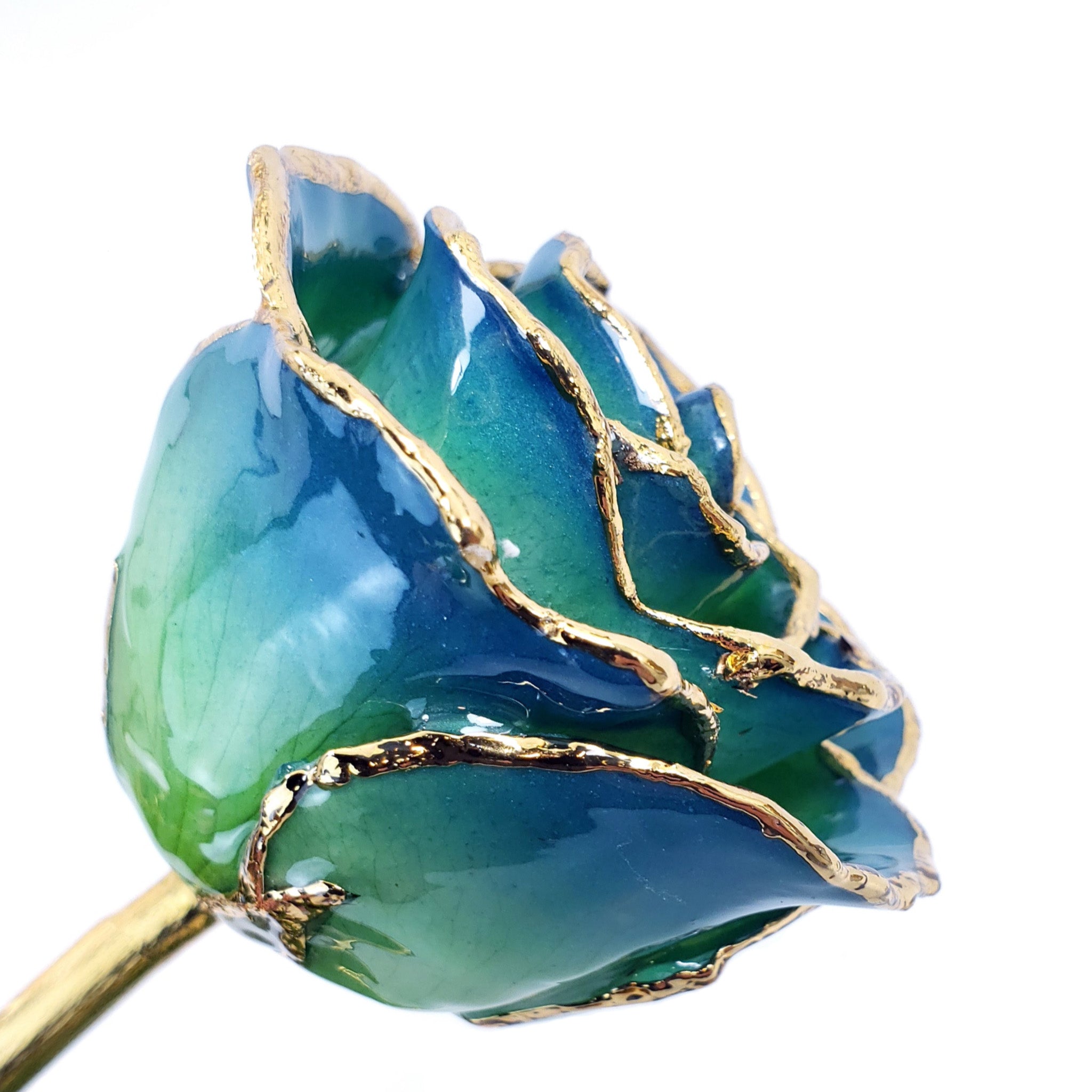 24K Gold Forever Rose - Blue Meadow