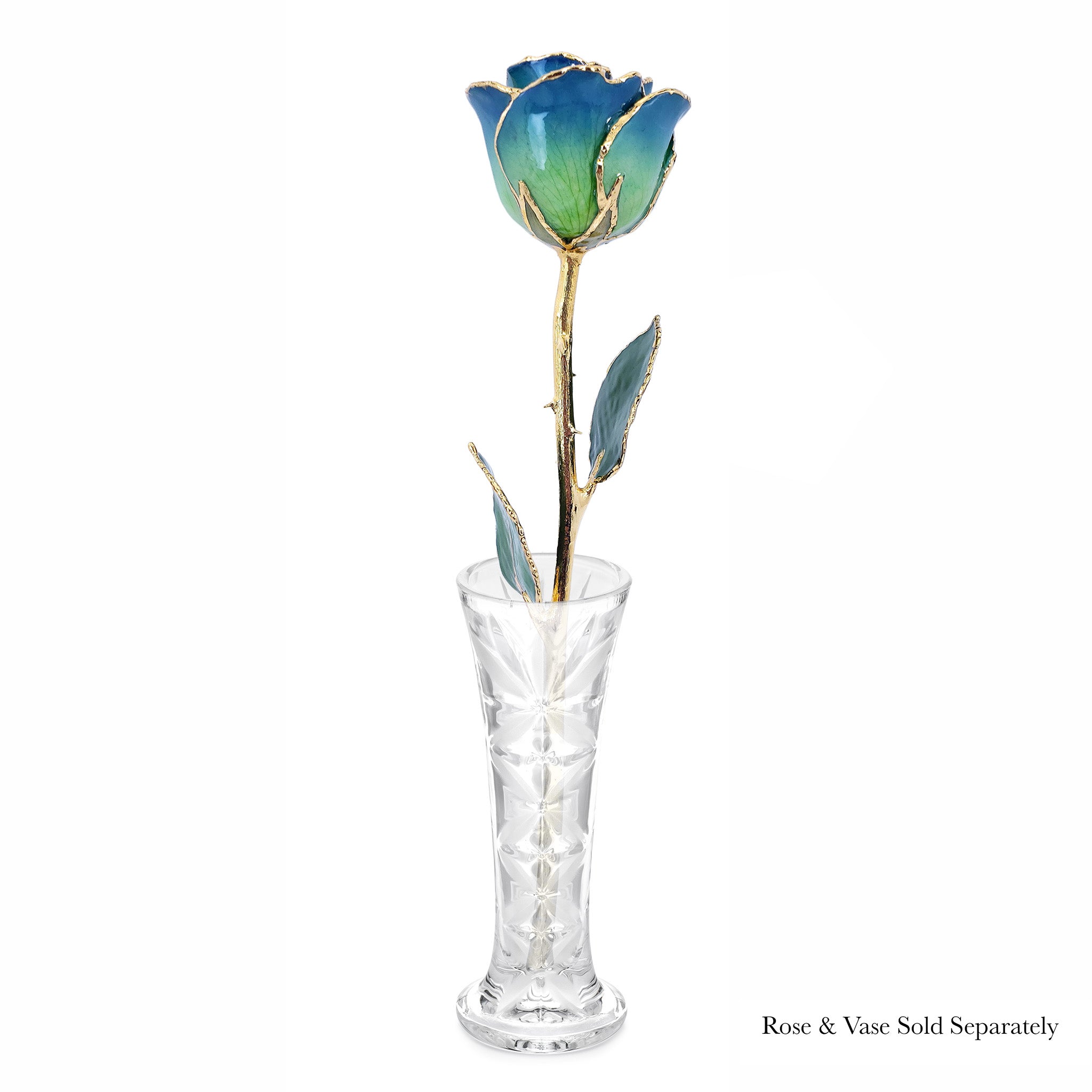 24K Gold Forever Rose - Blue Meadow