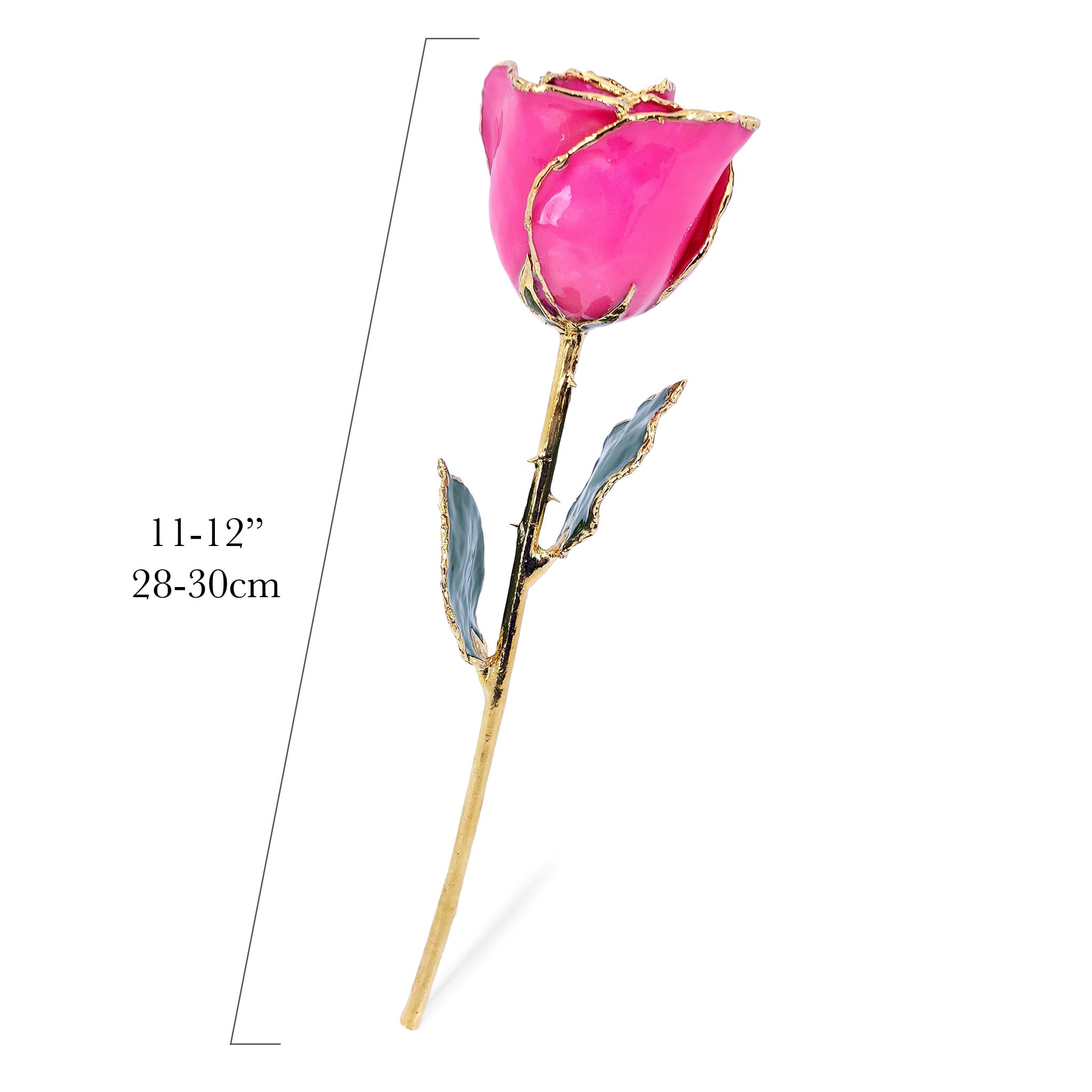 24K Gold Forever Rose - Bright Pink